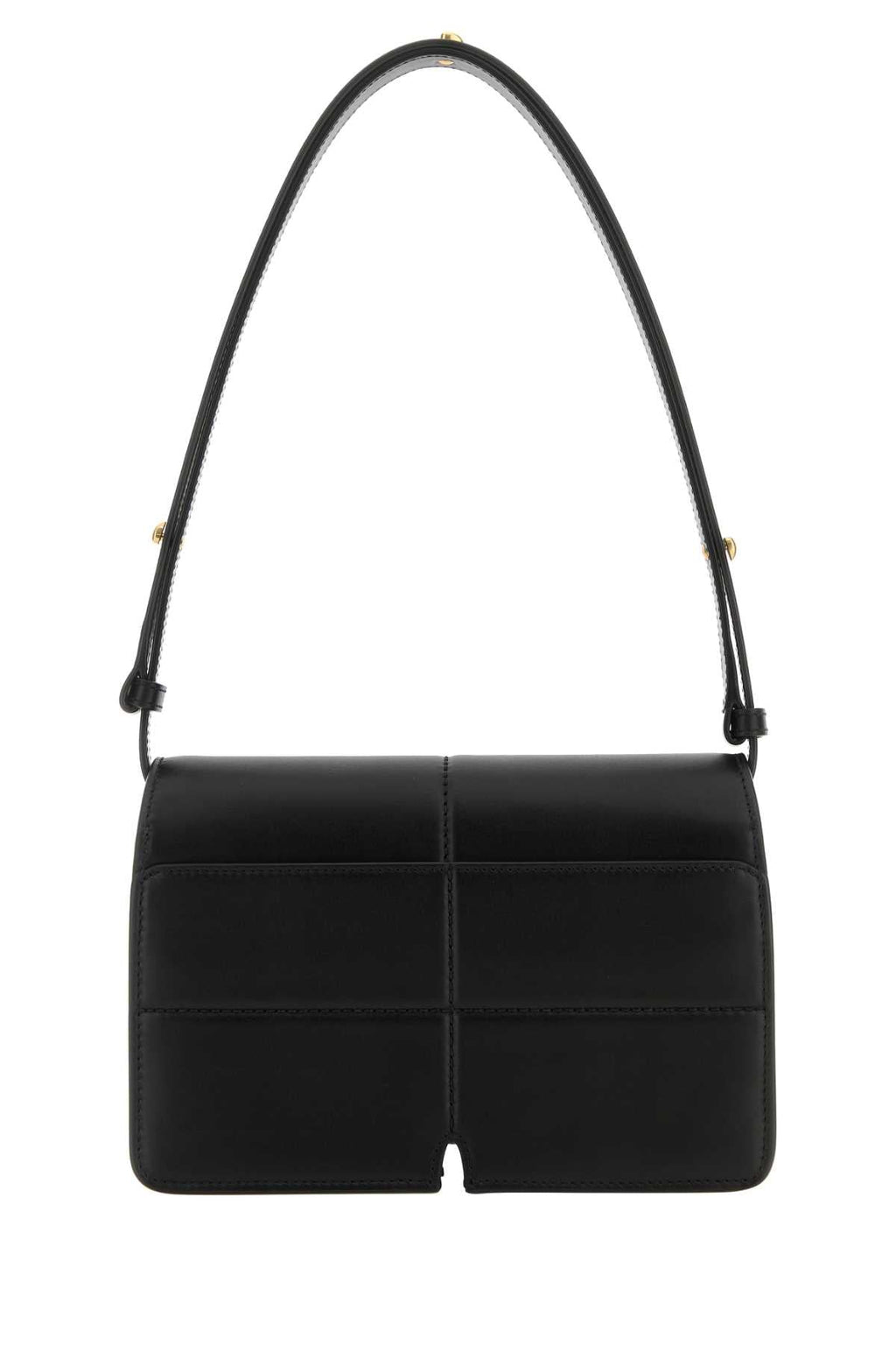 Burberry Women Black Leather Snip Shoulder Bag