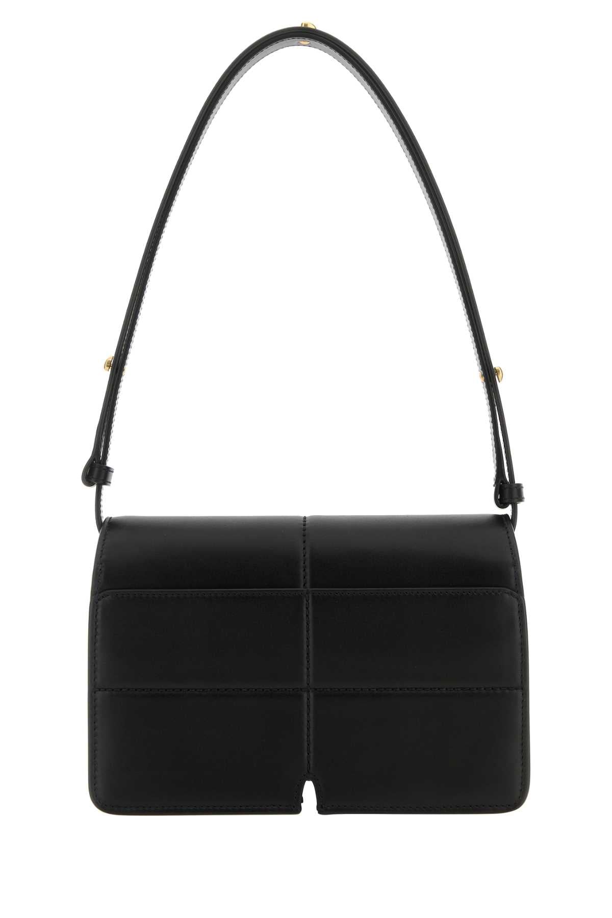 Burberry Women Black Leather Snip Shoulder Bag