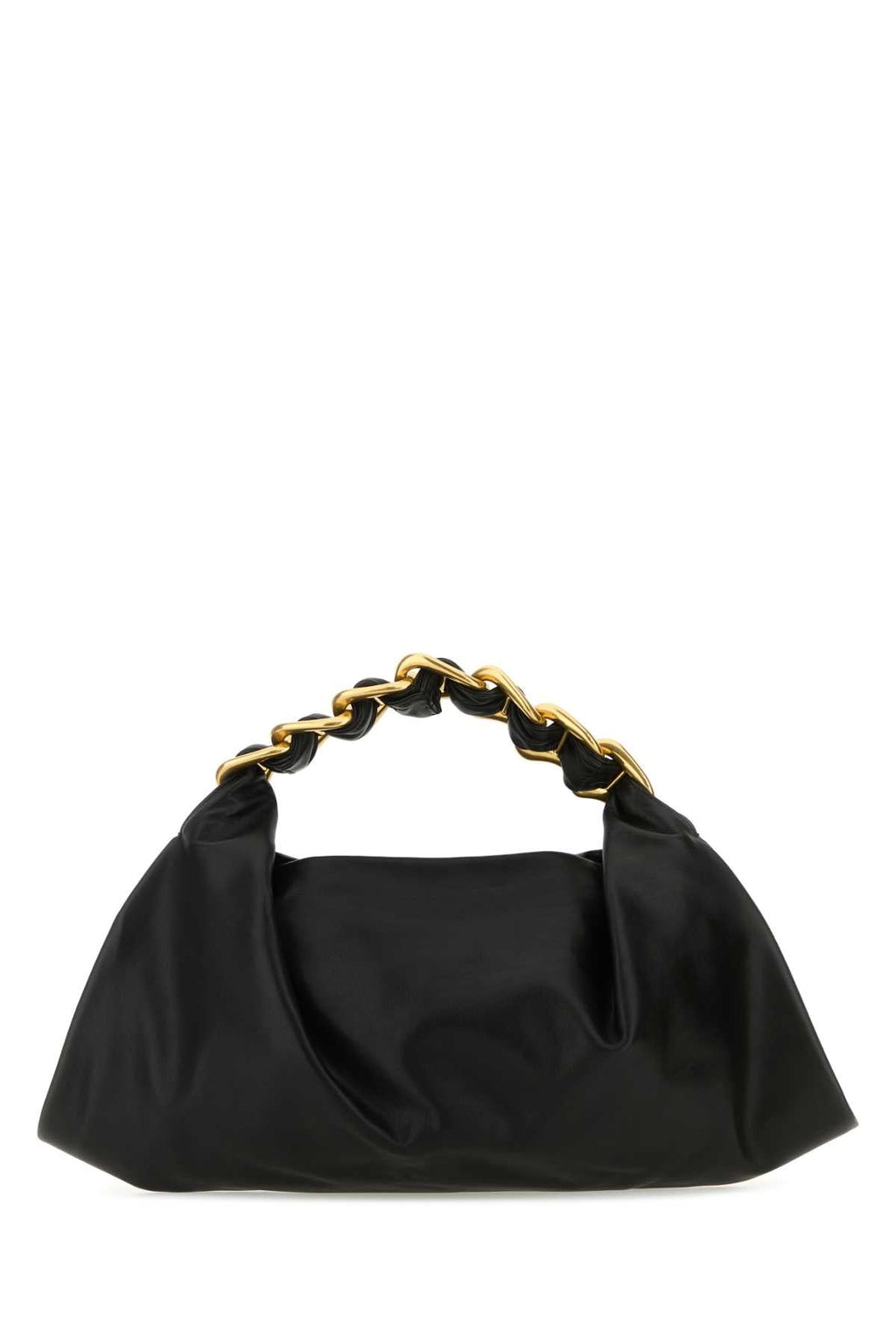 Burberry Women Black Leather Medium Swan Handbag