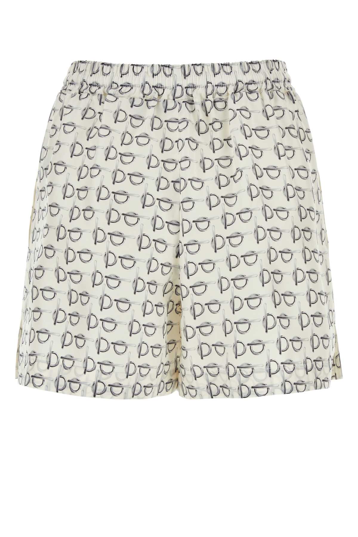 Burberry Women Printed Silk Shorts