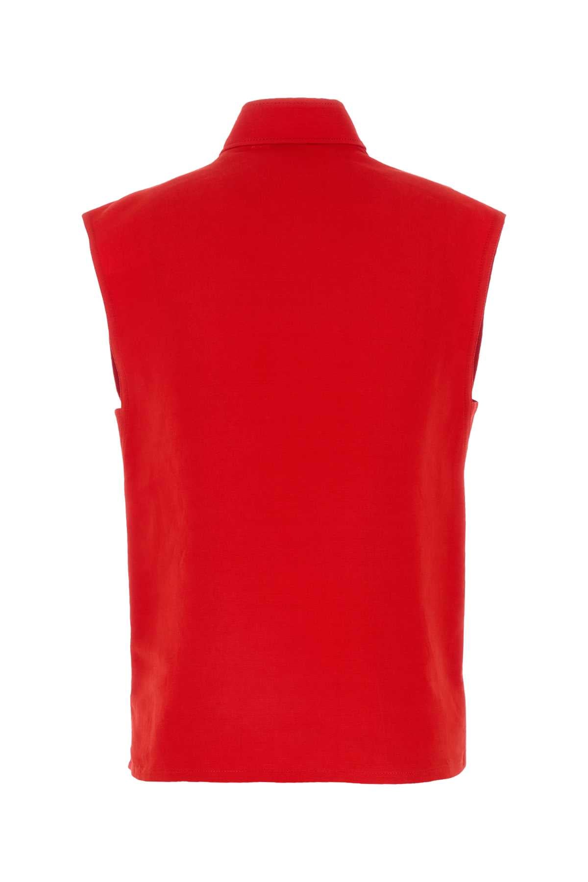 Burberry Women Red Canvas Vest