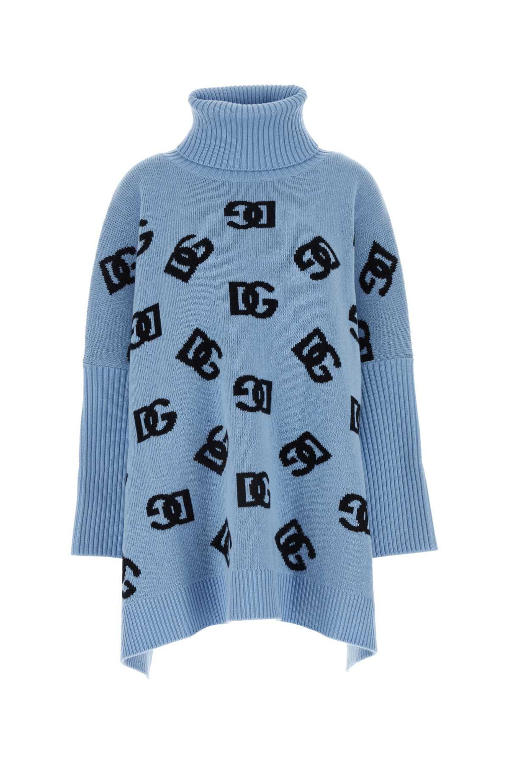 Dolce & Gabbana Women Embroidered Wool Poncho