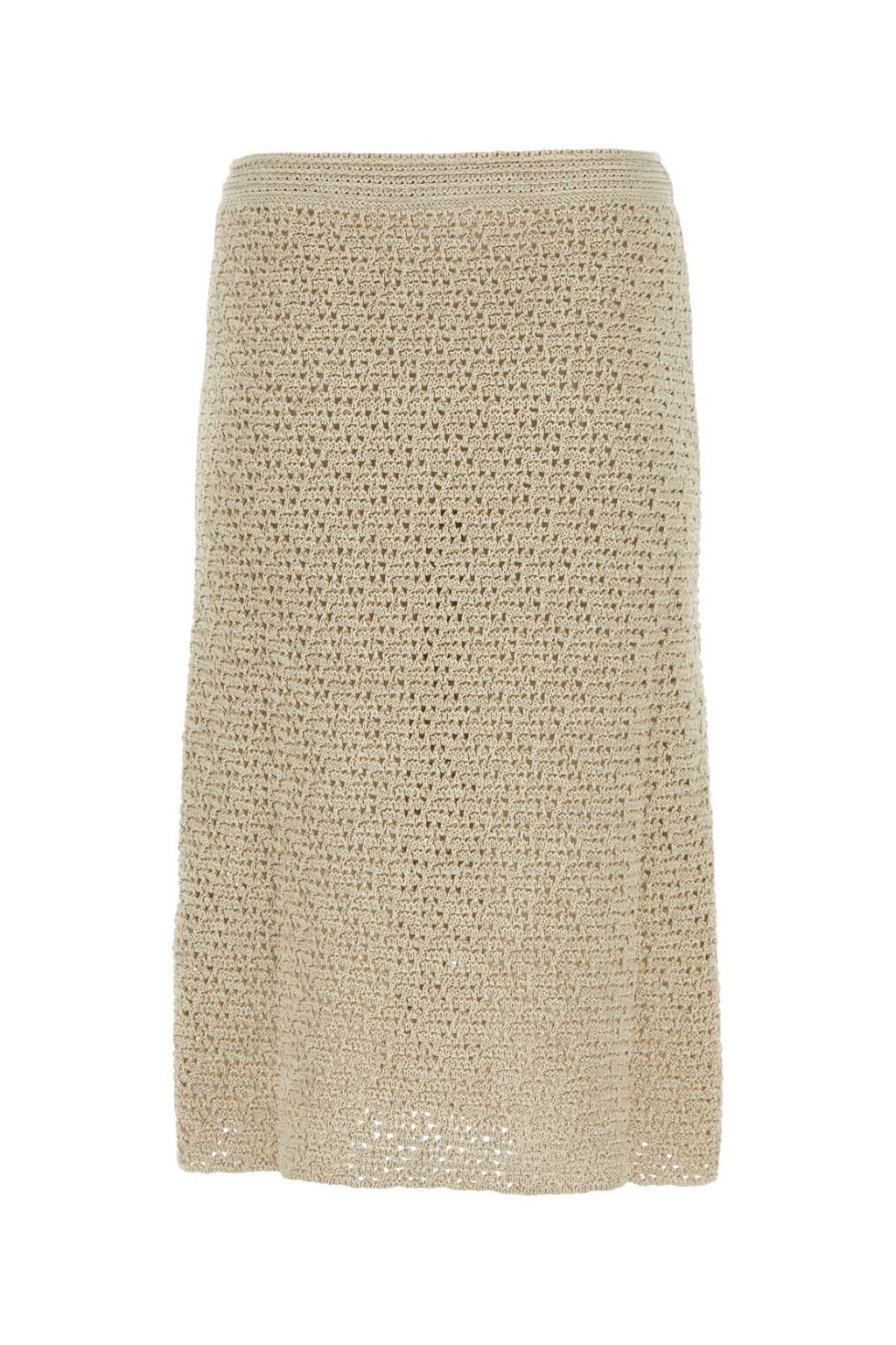 Bottega Veneta Women Sand Crochet Skirt