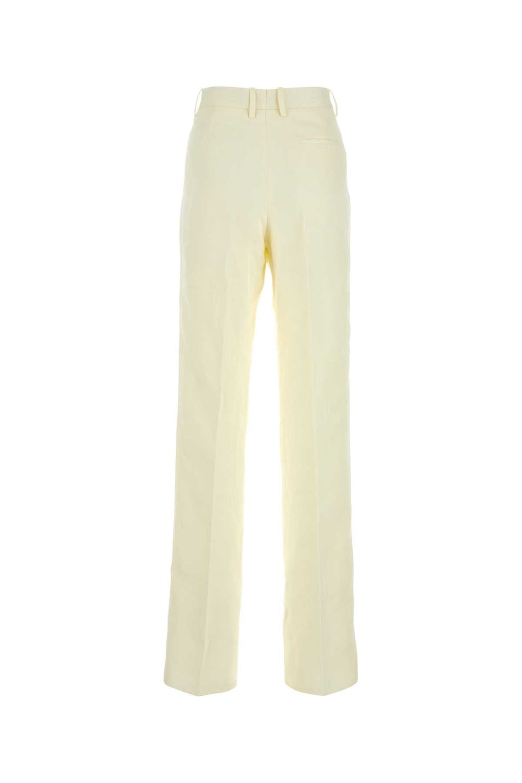 Bottega Veneta Women Cream Linen Pant