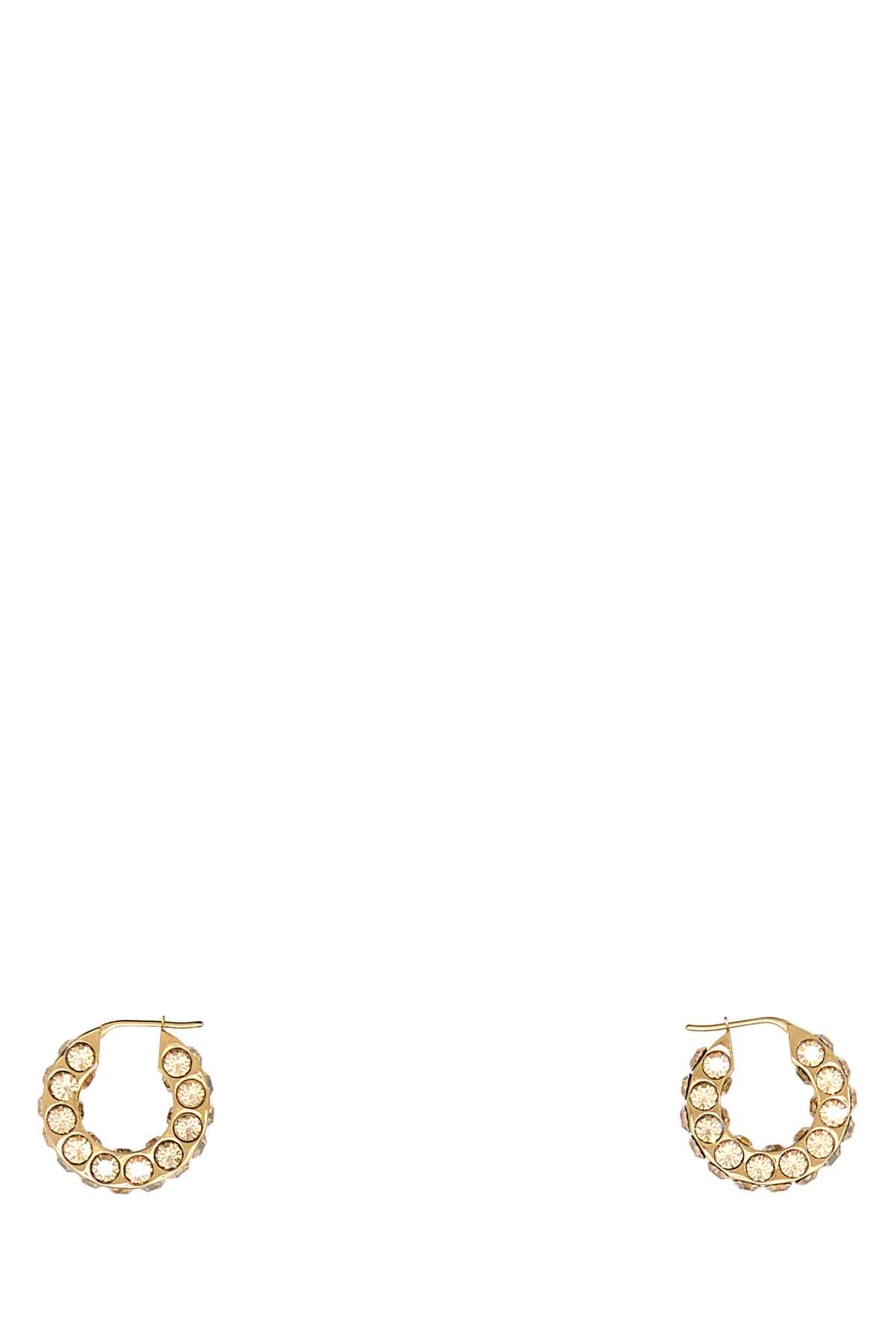 Amina Muaddi Women Embellished Metal Small Jaheel Earrings