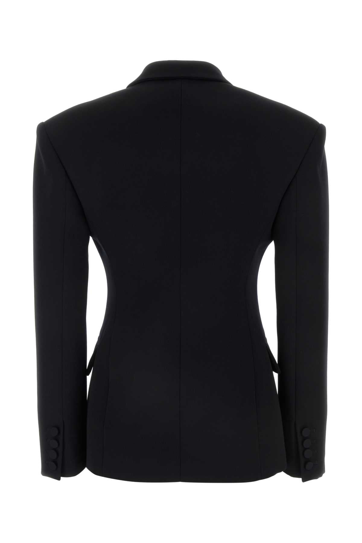 Valentino Garavani Women Black Wool Blazer