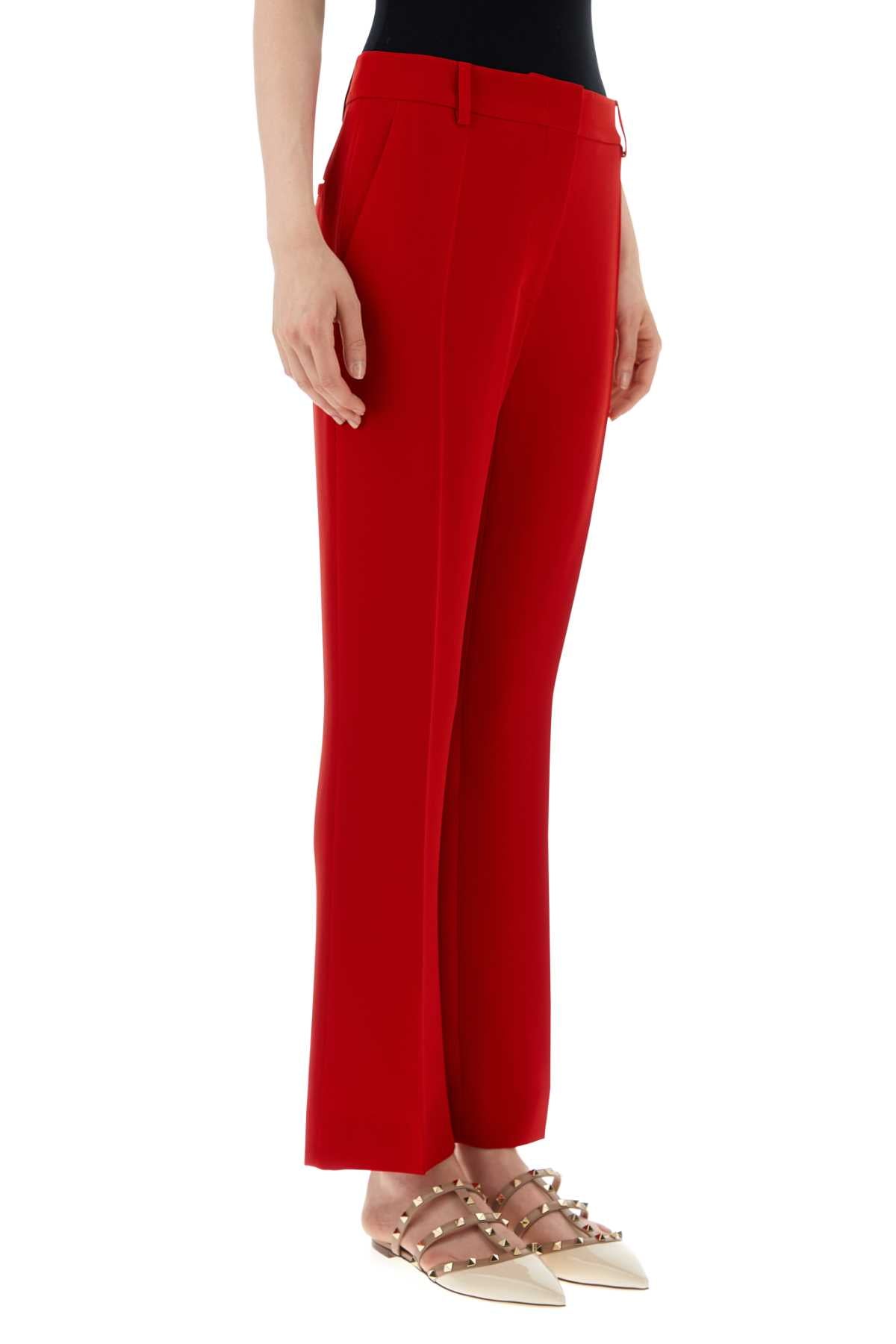 Valentino Garavani Women Red Cady Pant