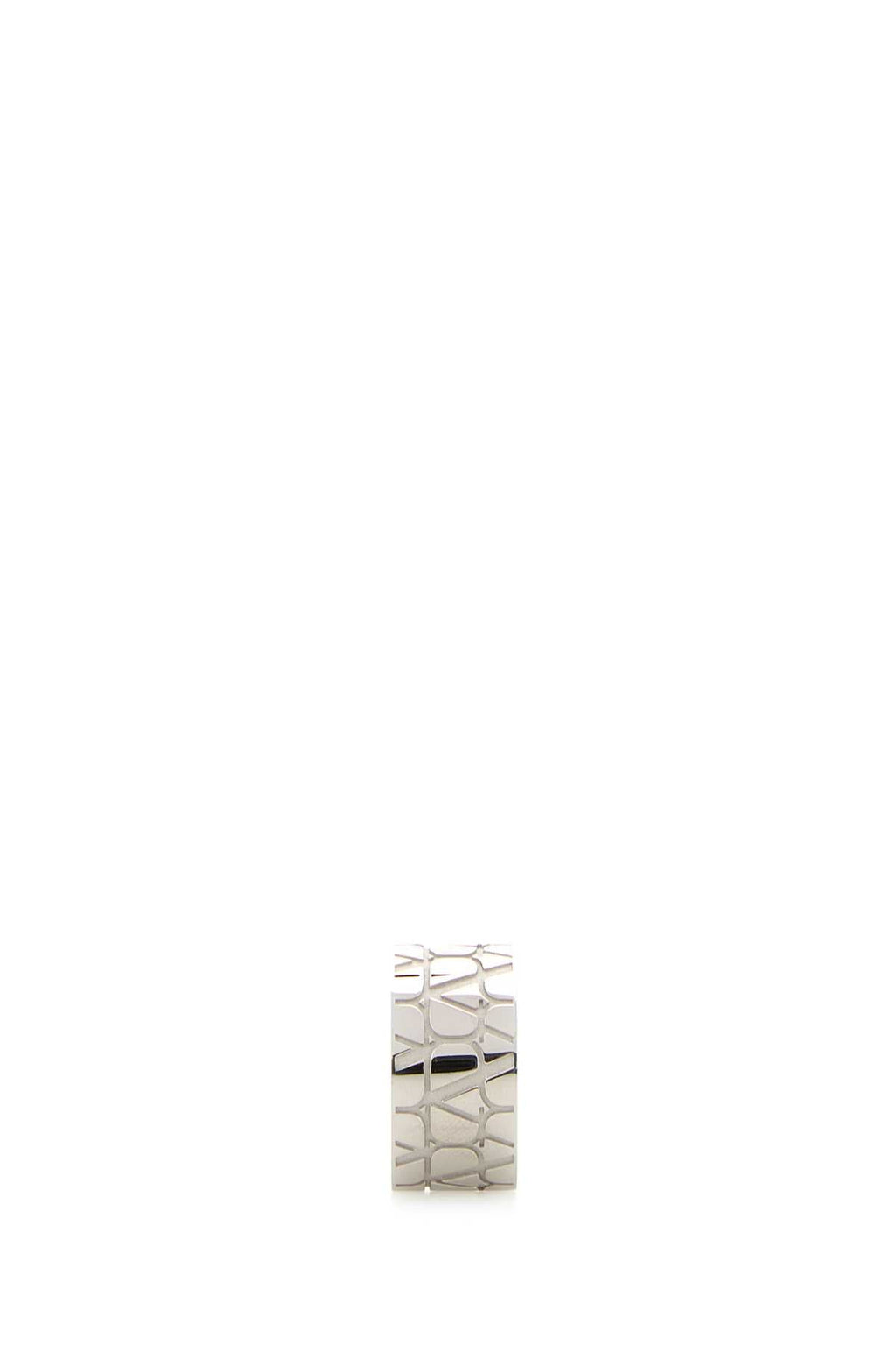 Valentino Garavani Men Silver Metal Ring