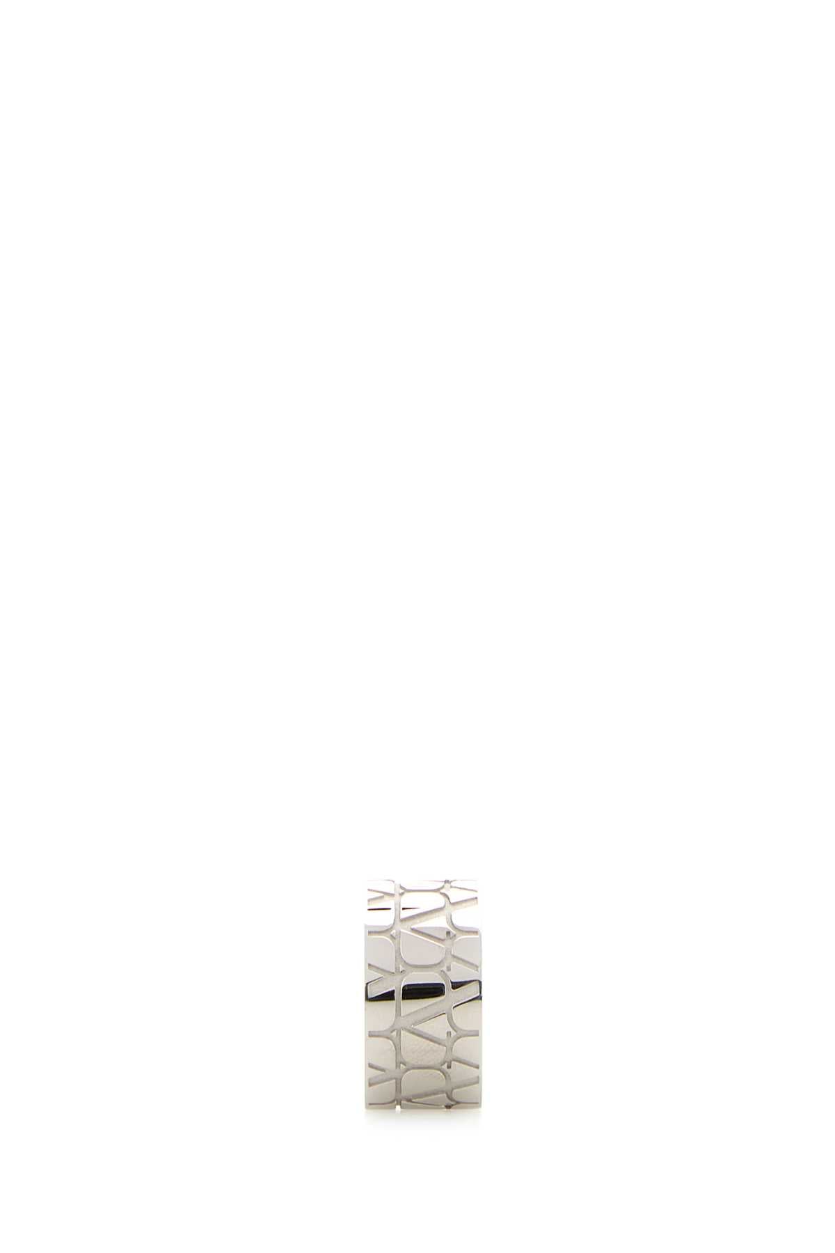 Valentino Garavani Men Silver Metal Ring