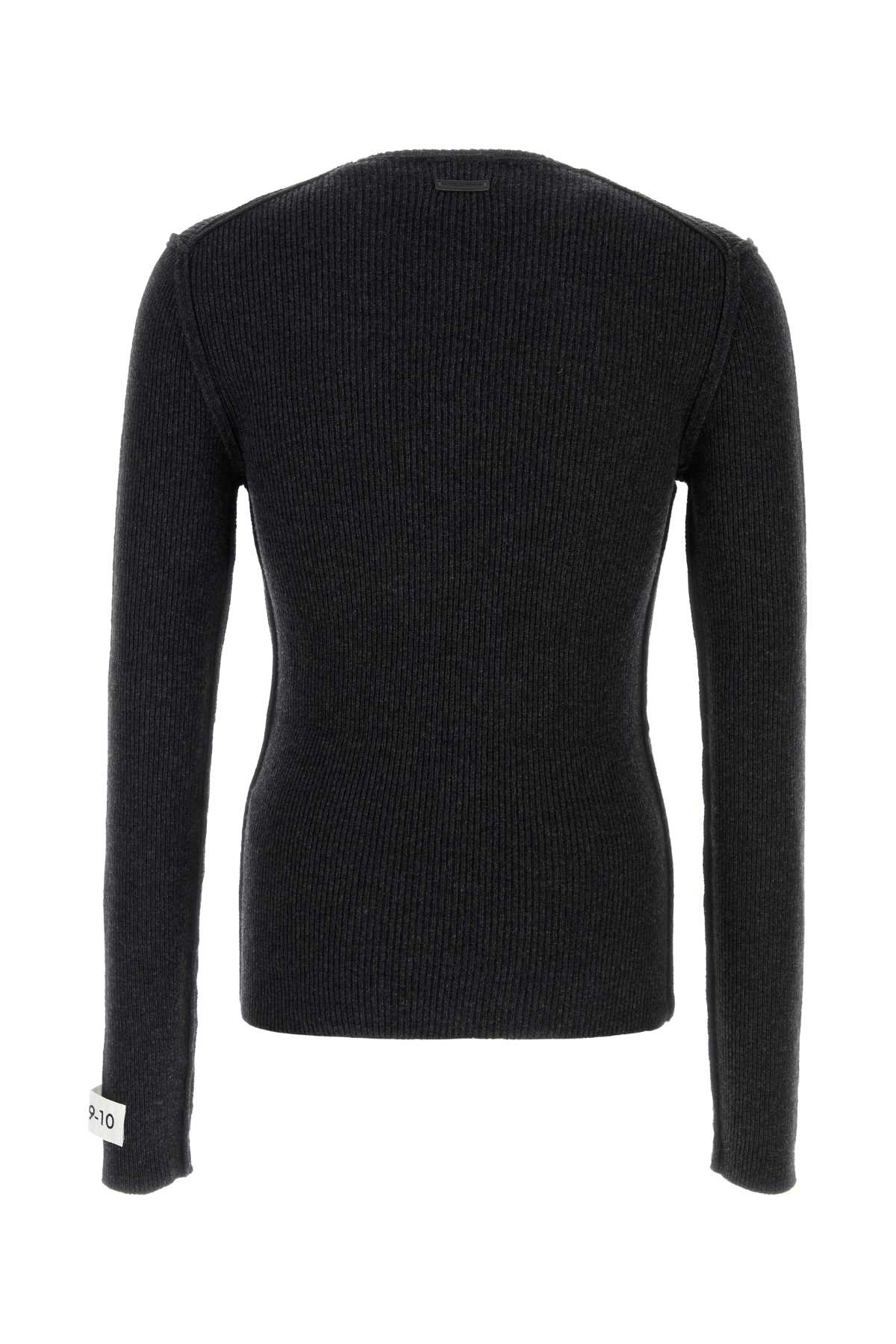 Dolce & Gabbana Men Slate Wool Blend Sweater