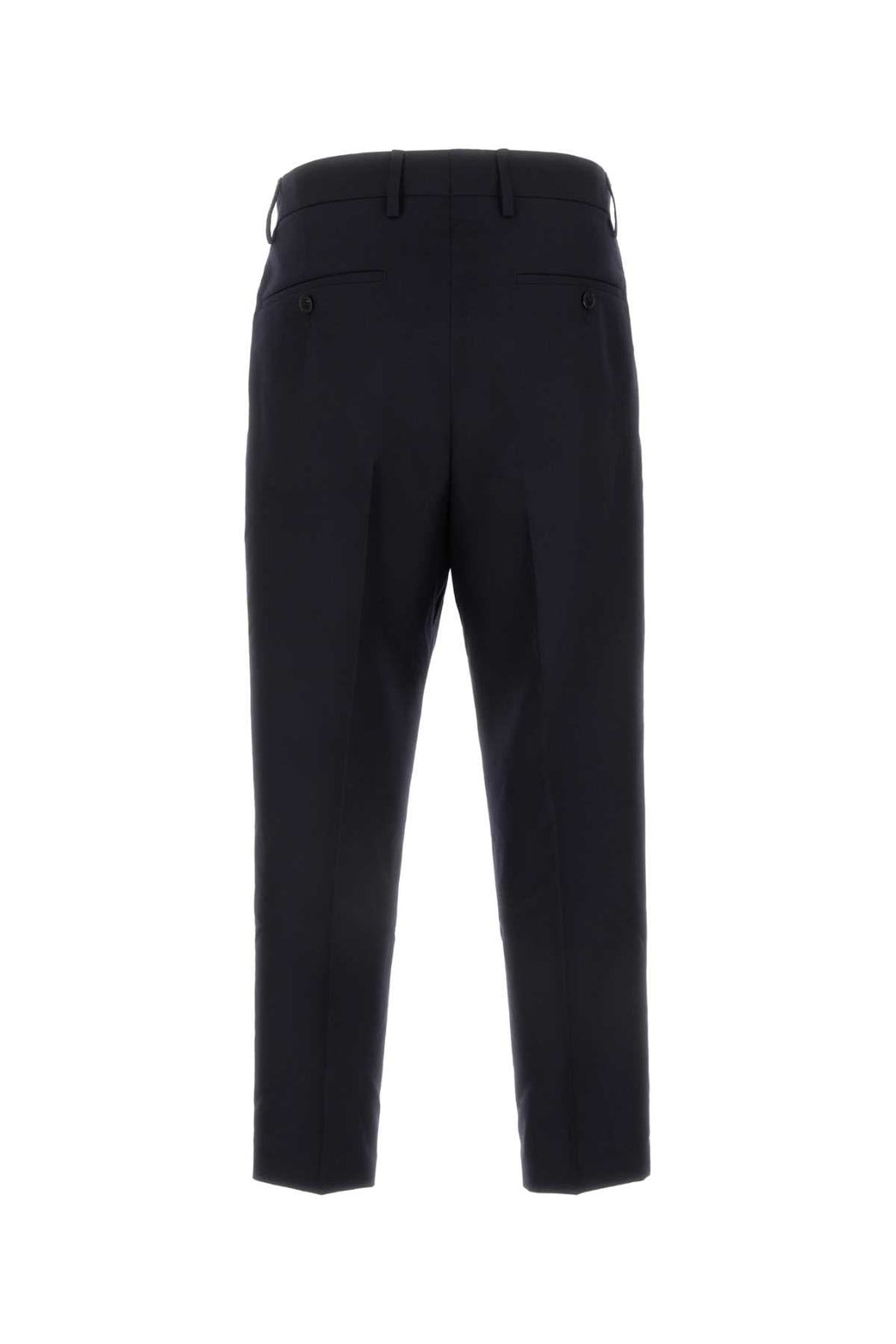 Dries Van Noten Men Midnight Blue Wool Pellow Pant