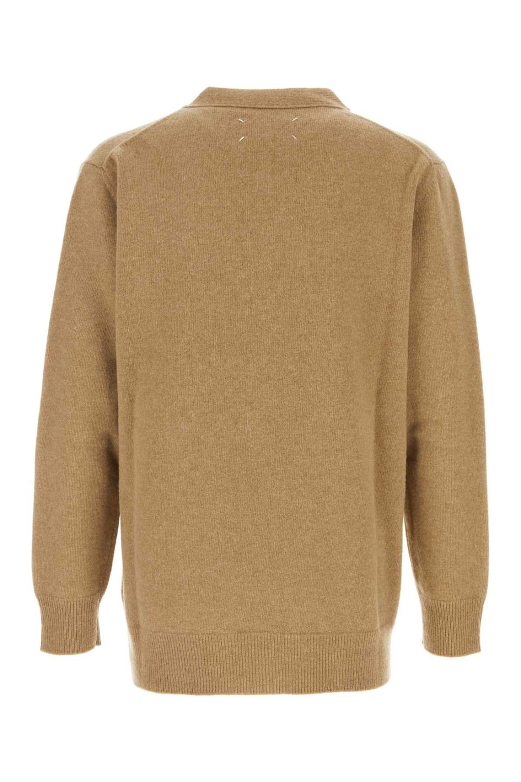 Maison Margiela Men Cappuccino Wool Cardigan