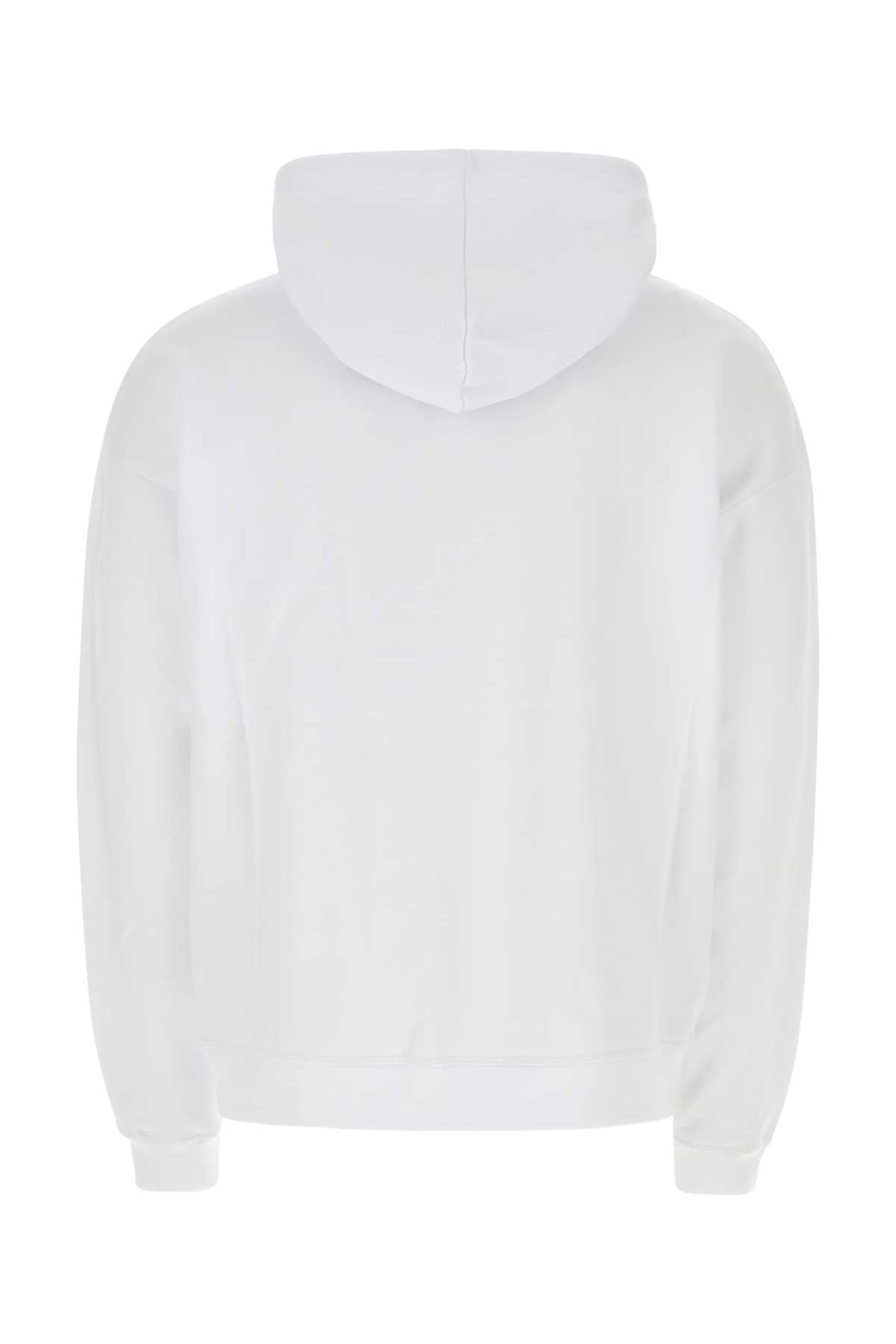 Dsquared Men White Cotton Sweatshirt