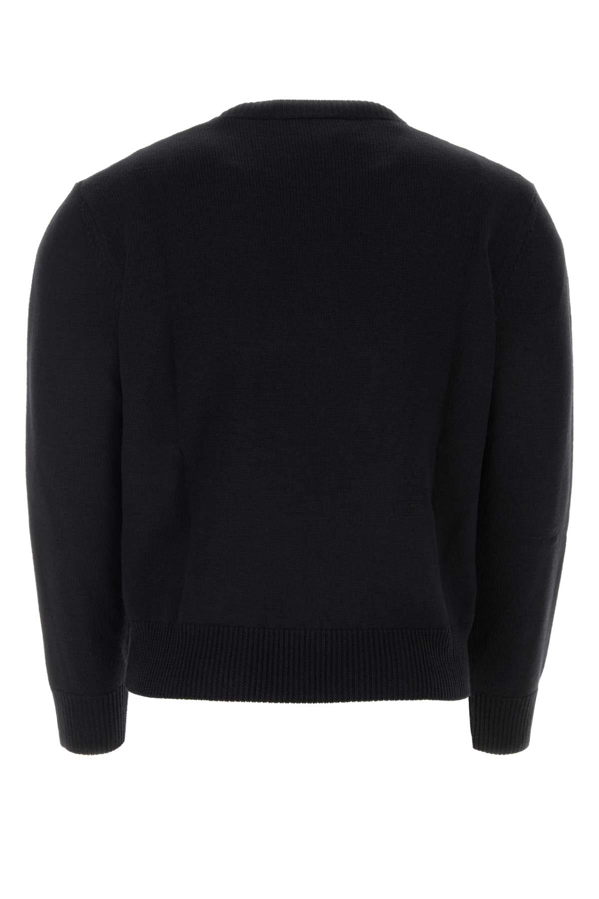 Dsquared Men Black Wool Sweater