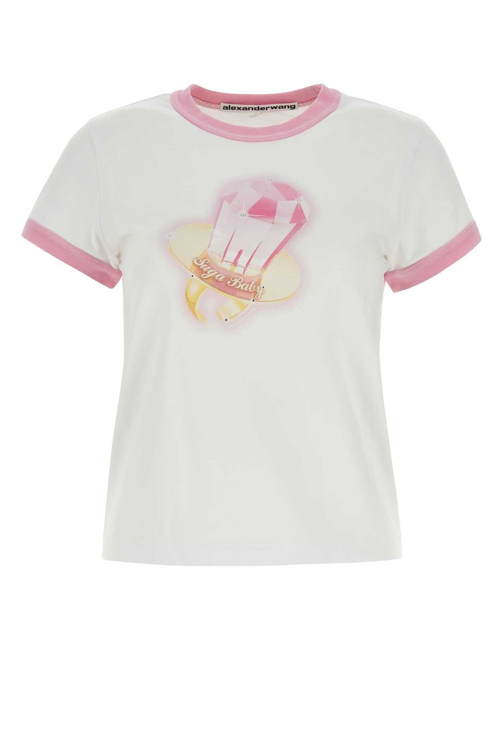 Alexander Wang Women White Cotton T-Shirt