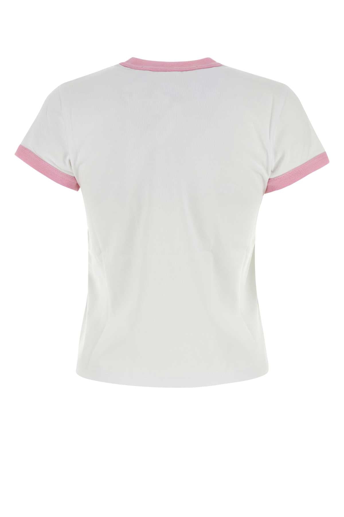 Alexander Wang Women White Cotton T-Shirt