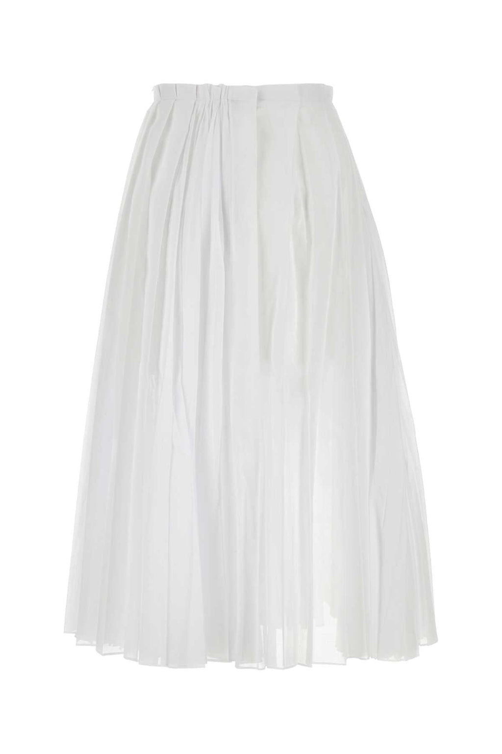 Jil Sander Women White Organdy Skirt
