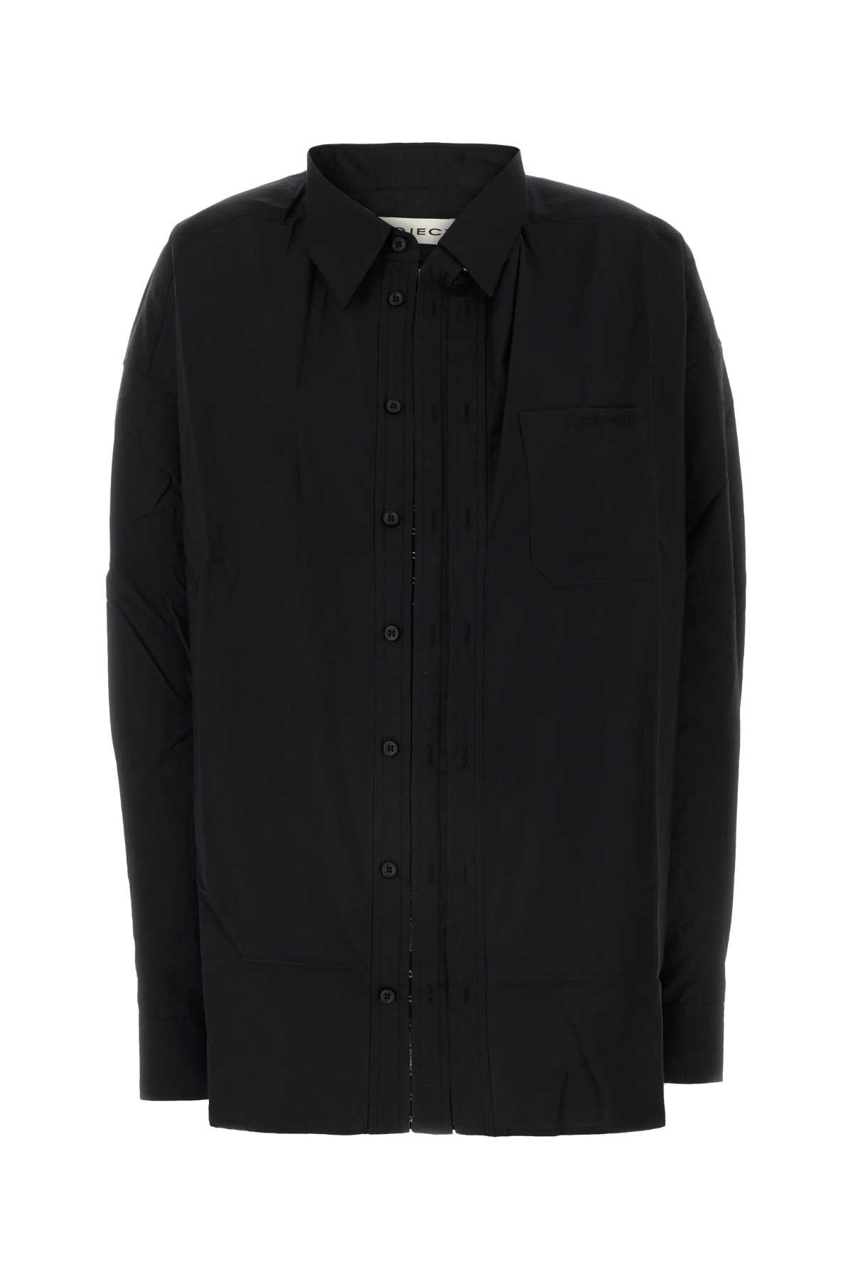 Y Project Women Black Poplin Oversize Shirt