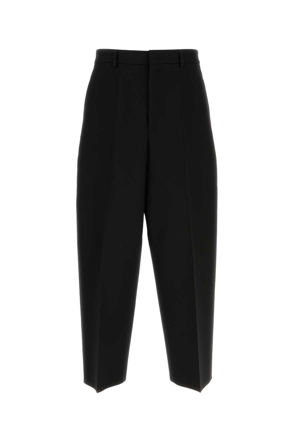 Valentino Garavani Men Black Wool Blend Pant