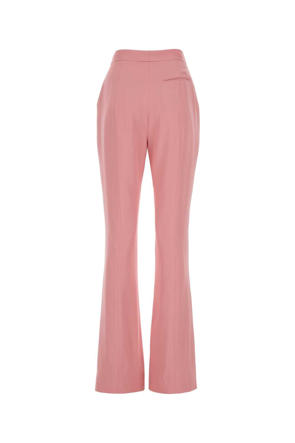 Alexander Mcqueen Women Pink Crepe Cigarette Pant
