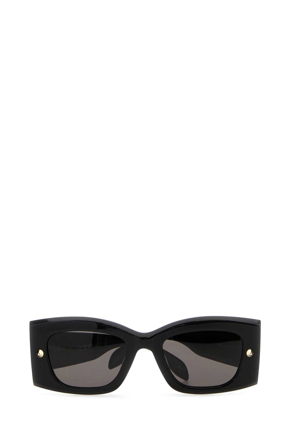 Alexander Mcqueen Women Black Acetate Sunglasses