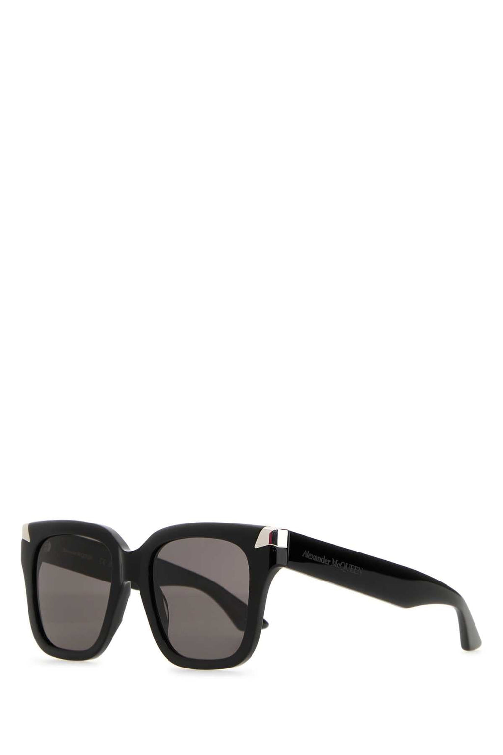 Alexander Mcqueen Women Black Acetate Punk Rivet Sunglasses