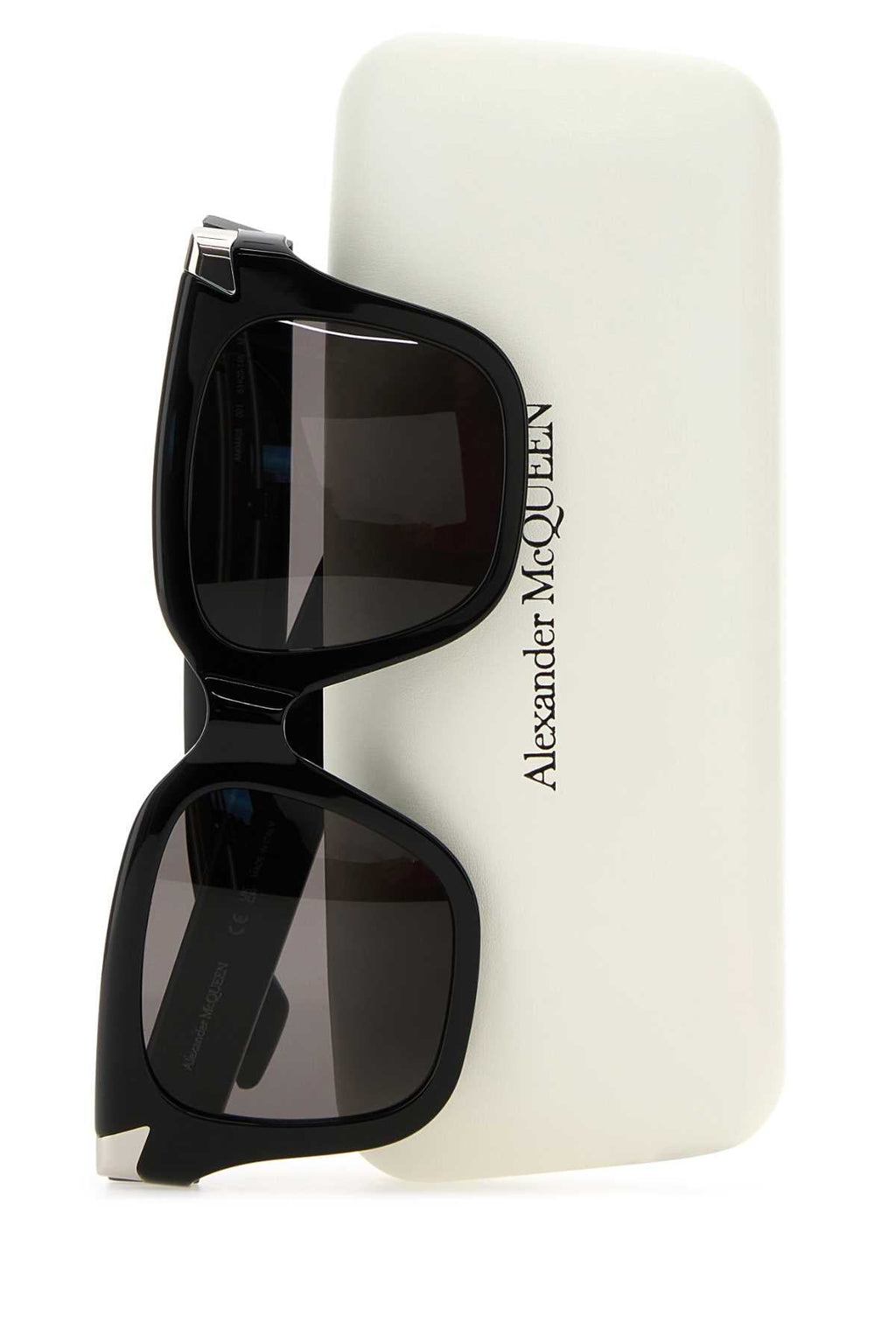 Alexander Mcqueen Women Black Acetate Punk Rivet Sunglasses