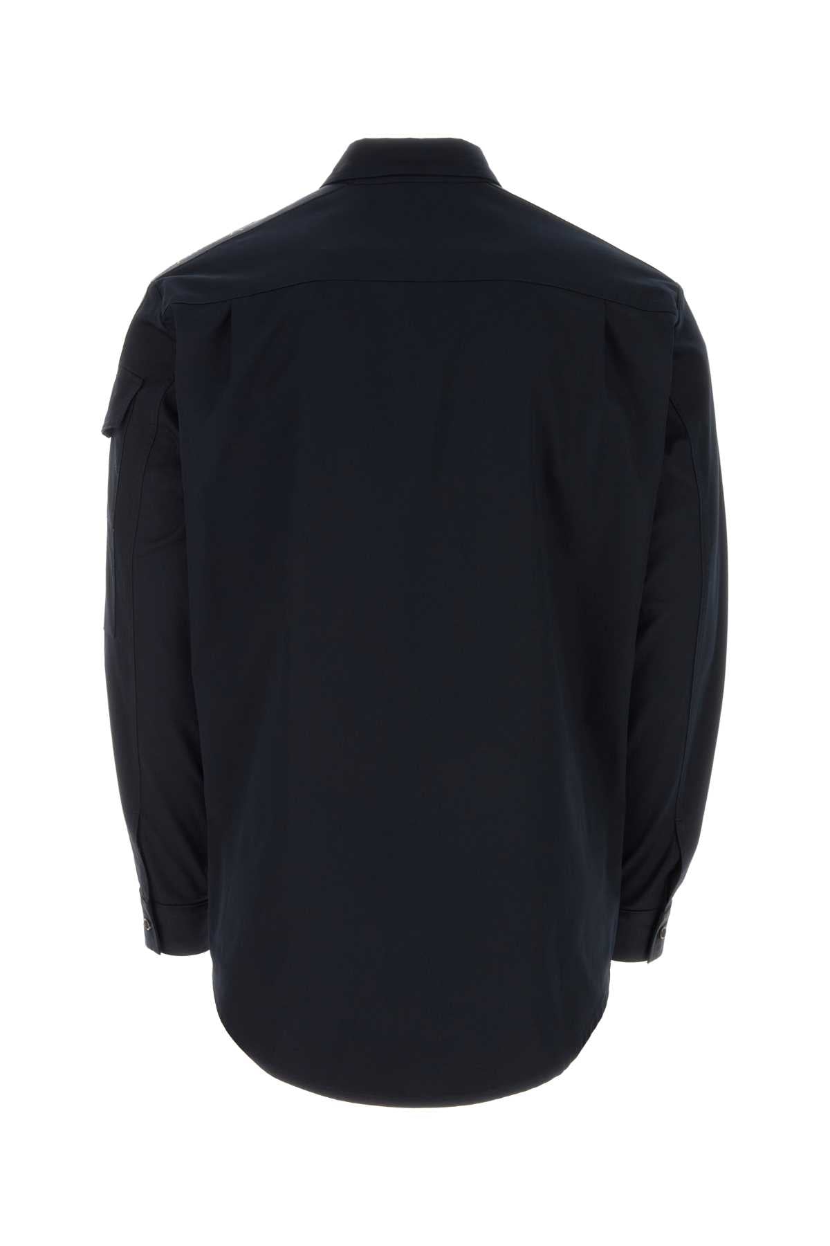 Alexander Mcqueen Men Midnight Blue Oxford Shirt