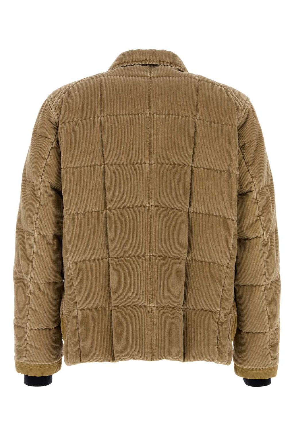 Fay Men Cappuccino Corduroy Down Jacket
