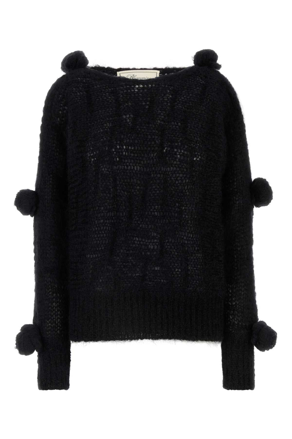 Blumarine Women Black Mohair Blend Sweater