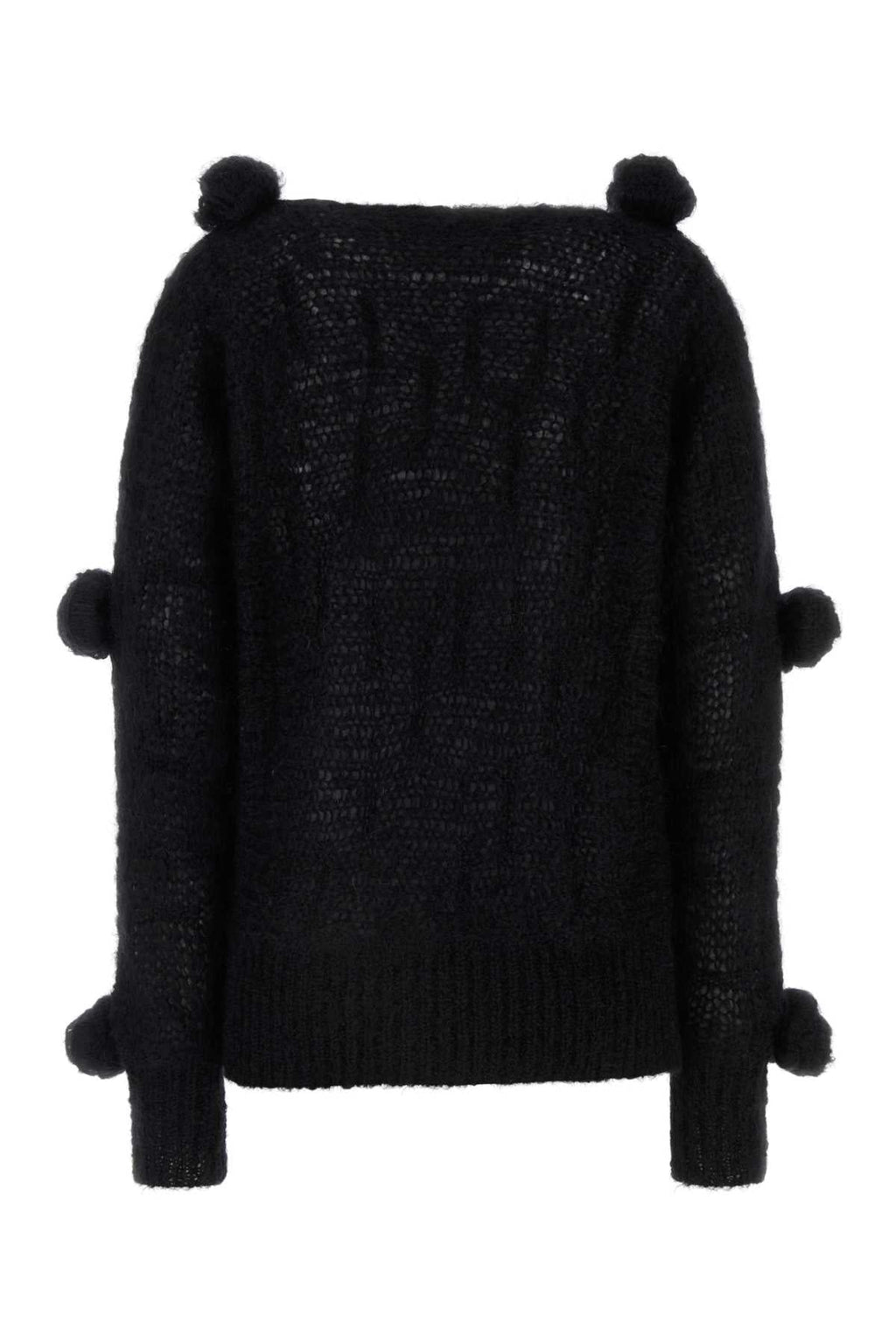 Blumarine Women Black Mohair Blend Sweater