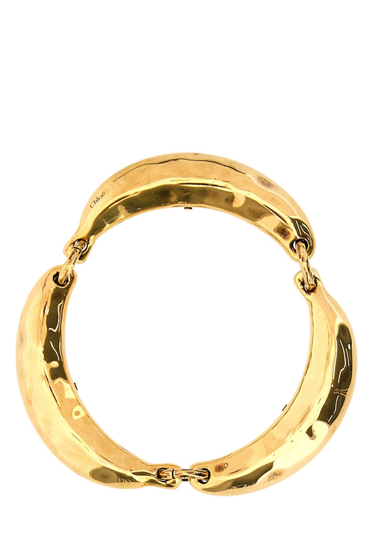 Chloe Women Gold Metal Chloe Bananas Bracelet