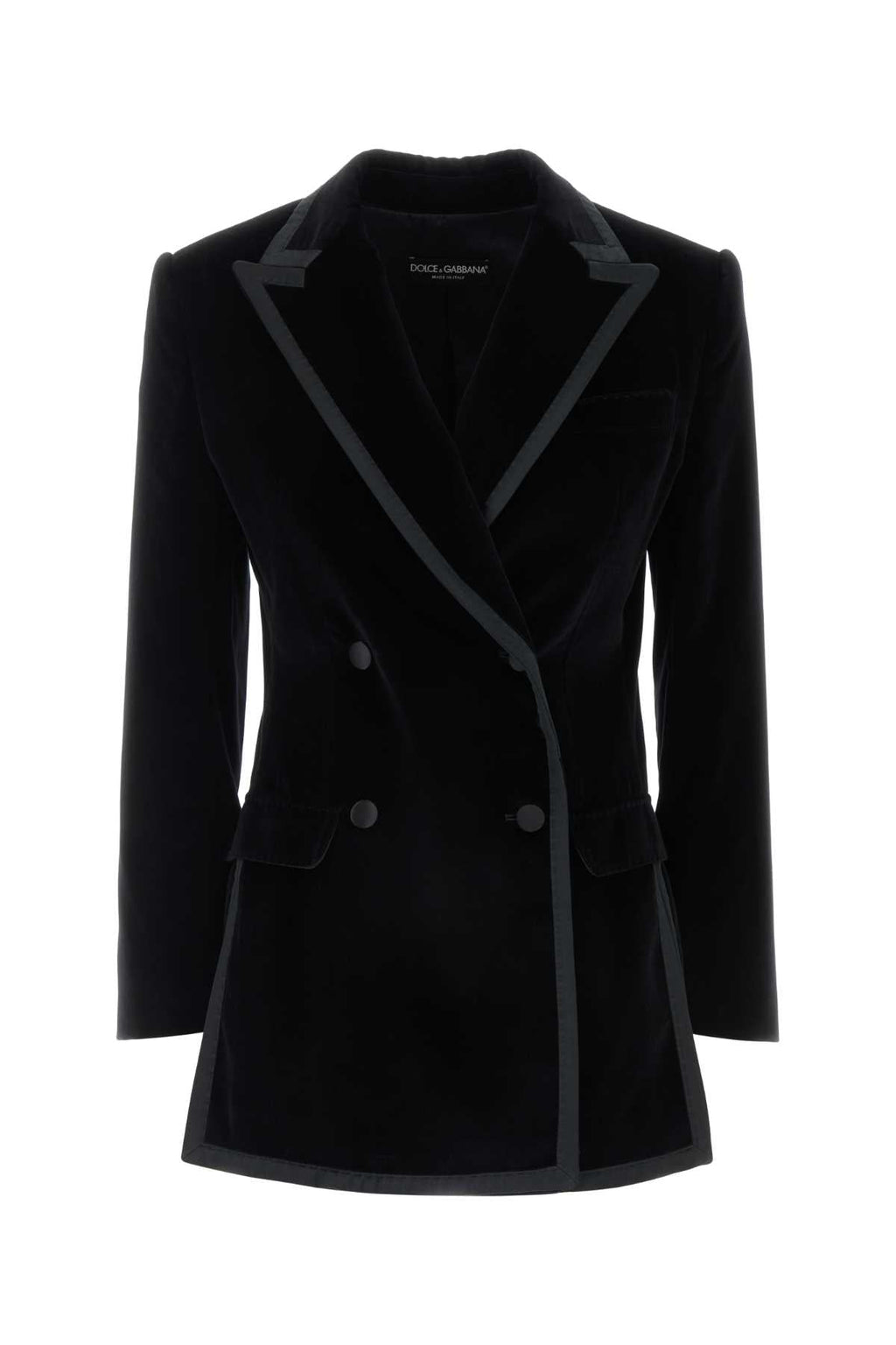 Dolce & Gabbana Women Black Velvet Blazer