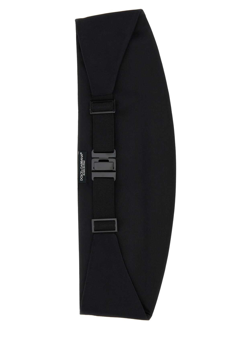 Dolce & Gabbana Women Black Satin Smoking Band