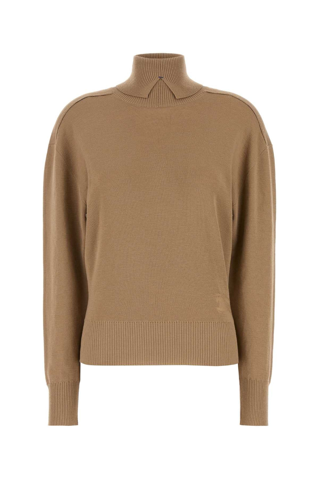 Burberry Women Camel Wool Sweater