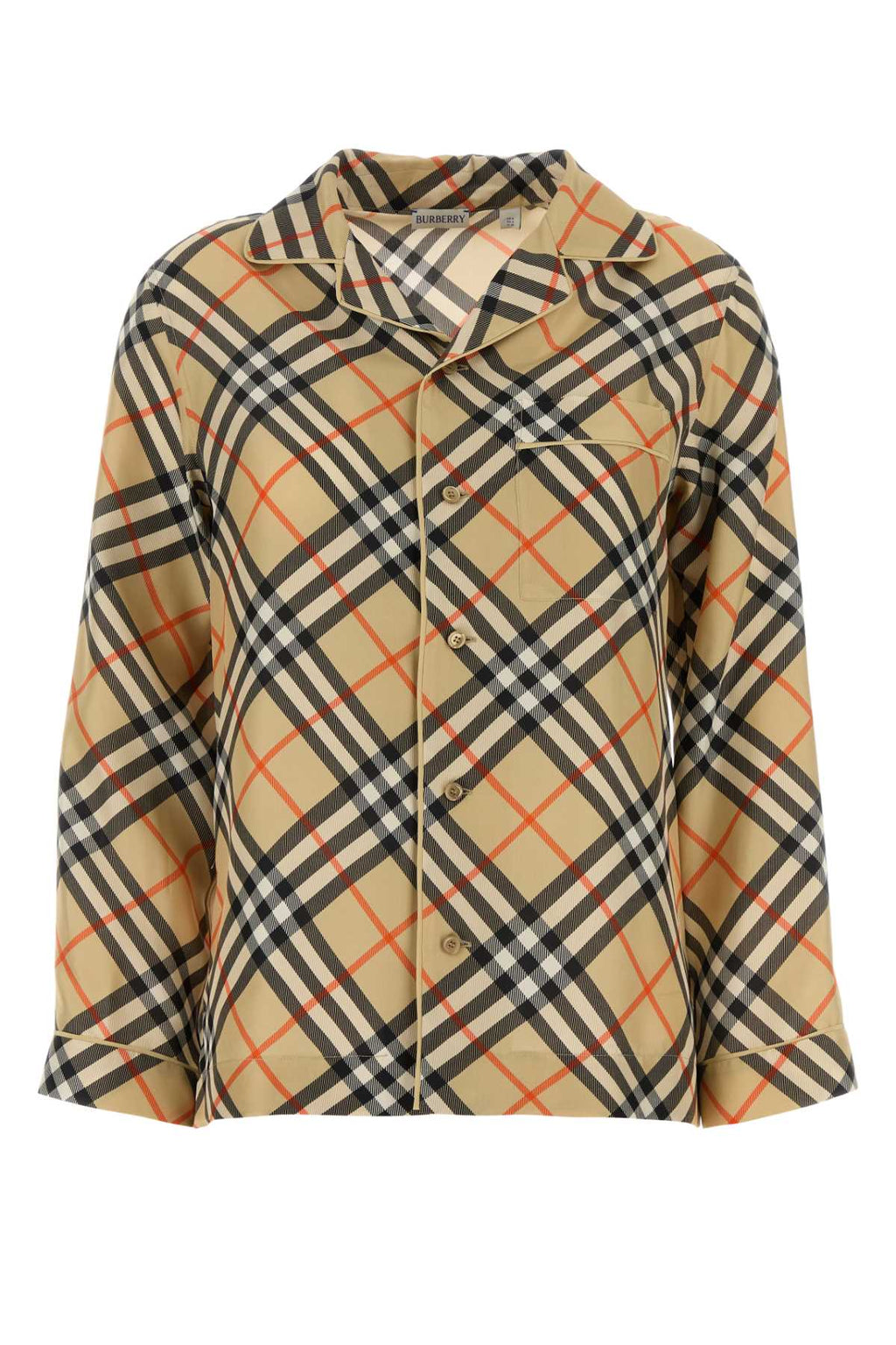 Burberry Women Embroidered Silk Shirt