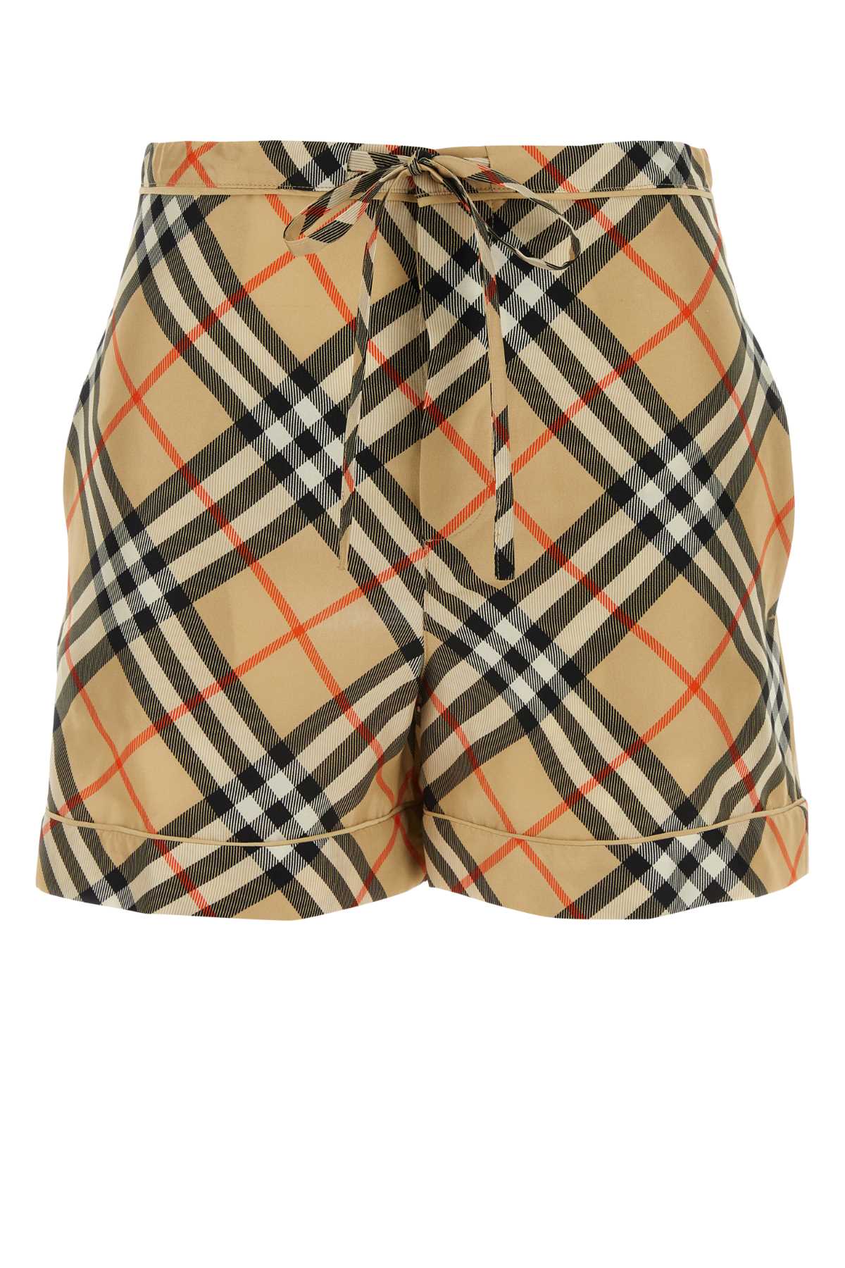 Burberry Women Printed Silk Shorts