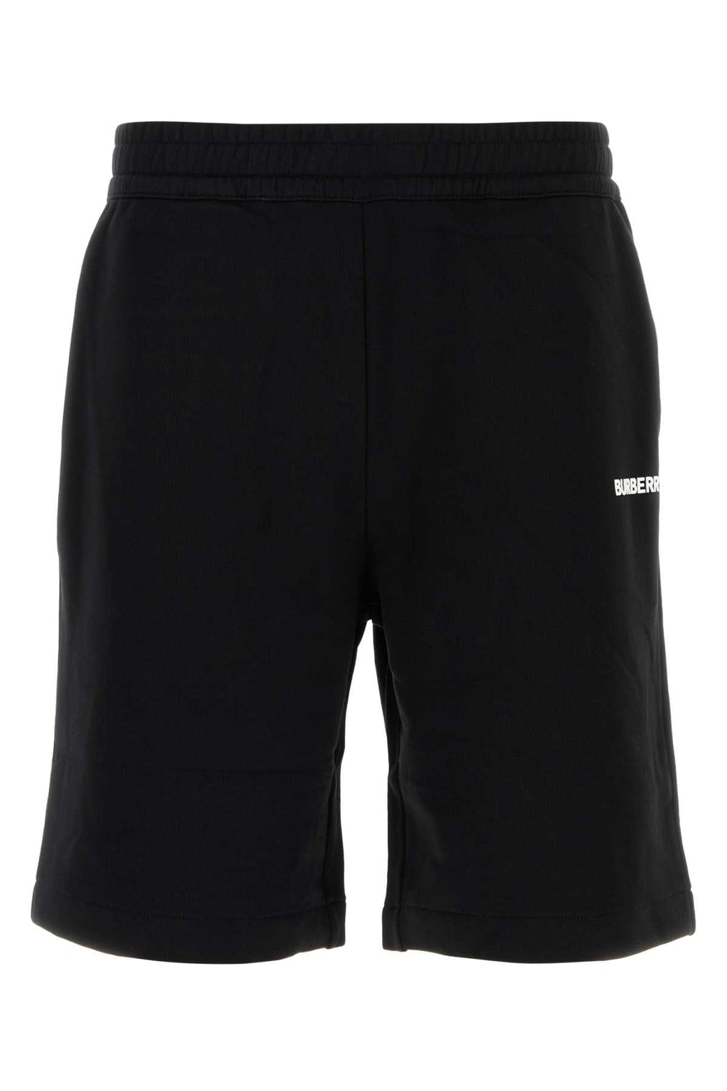 Burberry Men Black Cotton Bermuda Shorts