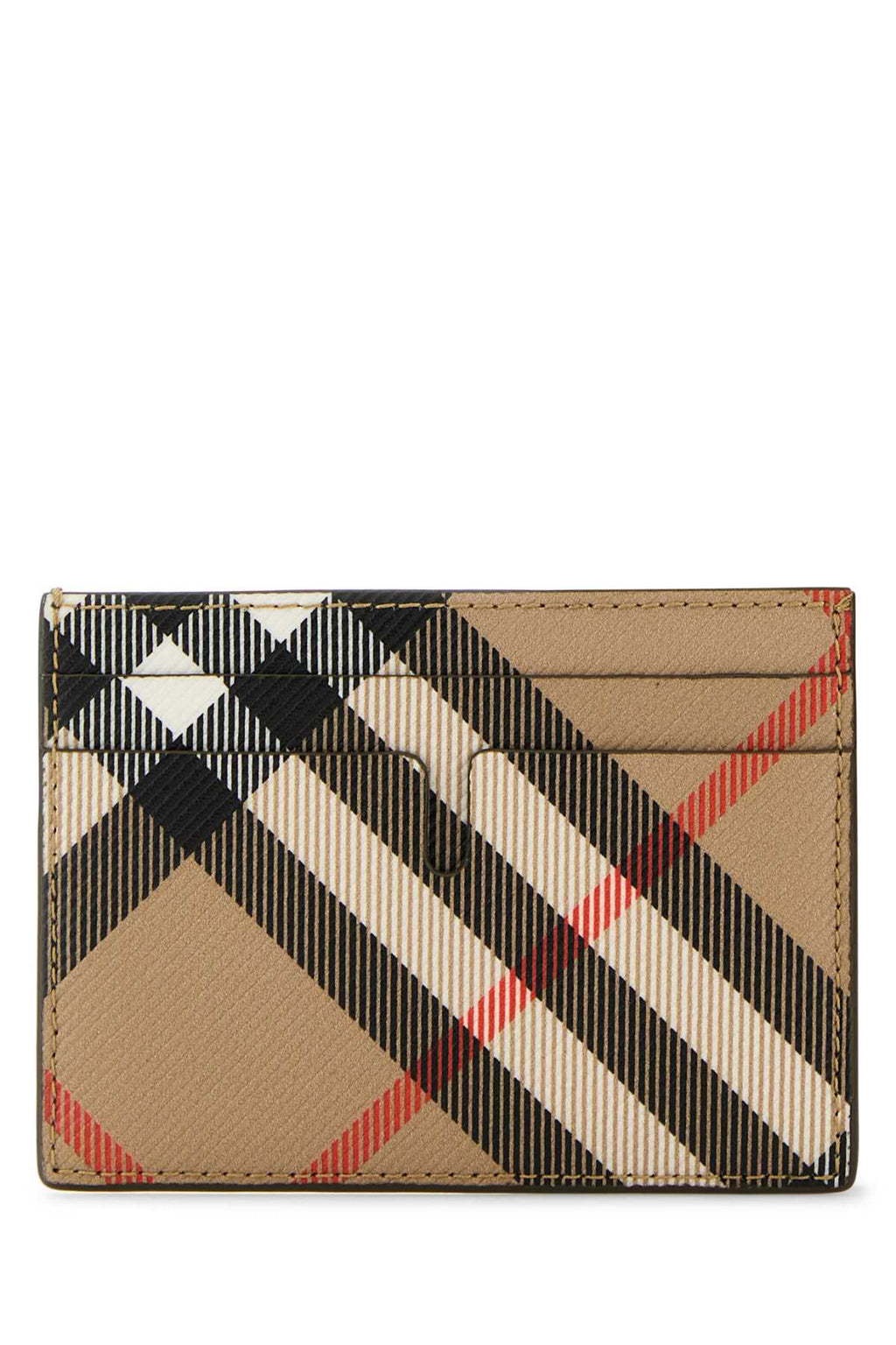 Burberry Men Printed Canvas Card Holder