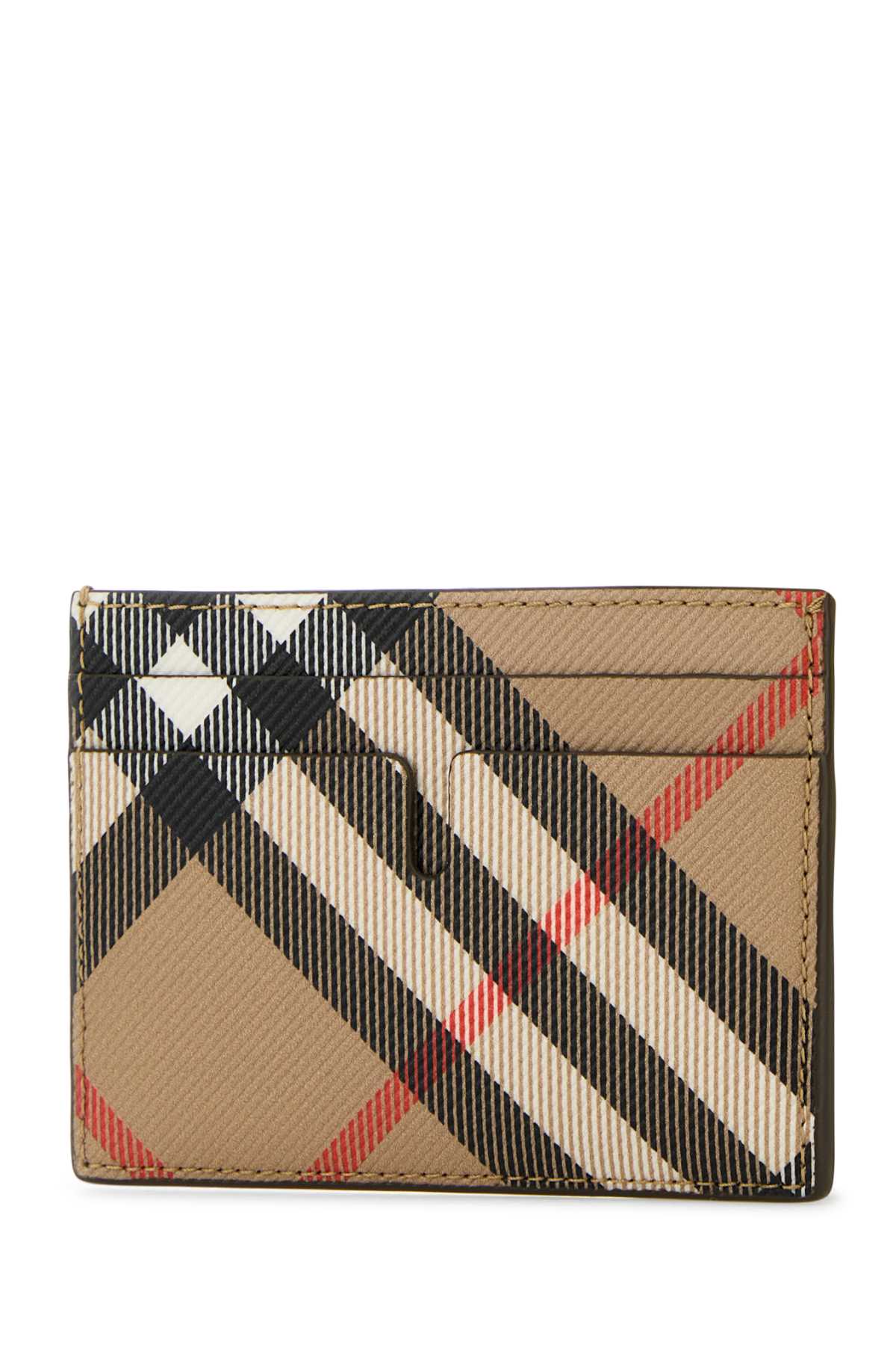 Burberry Men Printed Canvas Card Holder