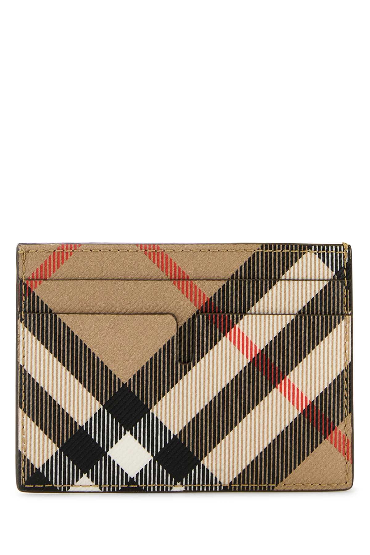 Burberry Men Printed Canvas Card Holder