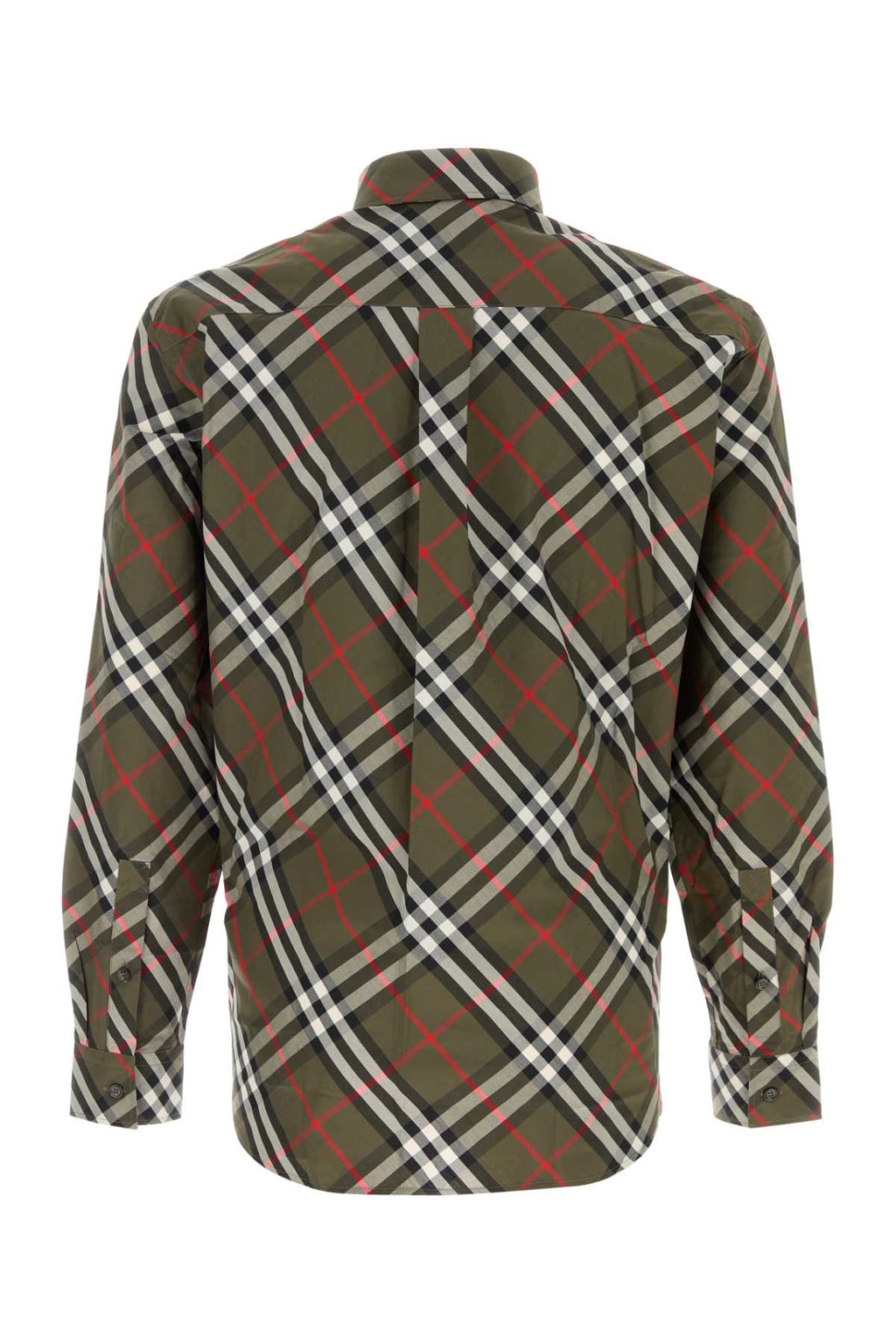 Burberry Men Embroidered Poplin Shirt