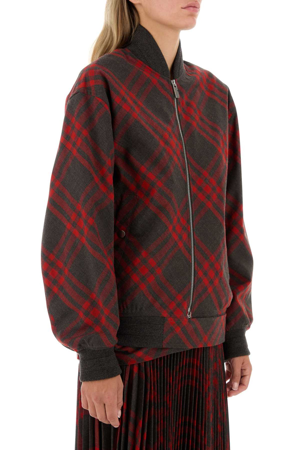 Burberry Women Embroidered Polyester Blend Bomber Jacket