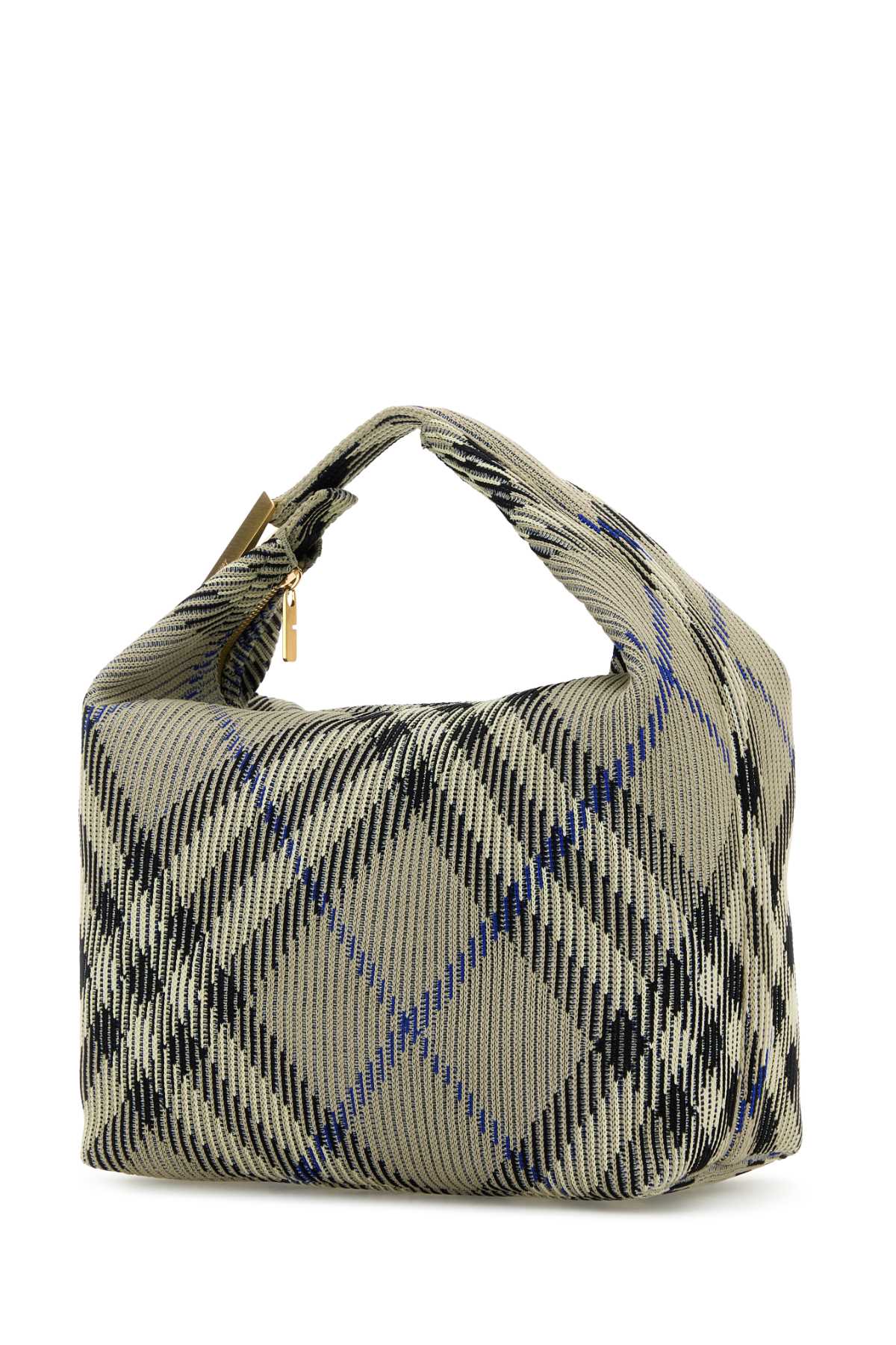 Burberry Women Embroidered Nylon Medium Peg Handbag