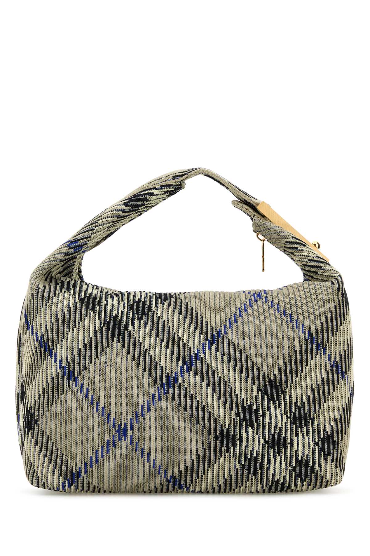 Burberry Women Embroidered Nylon Medium Peg Handbag