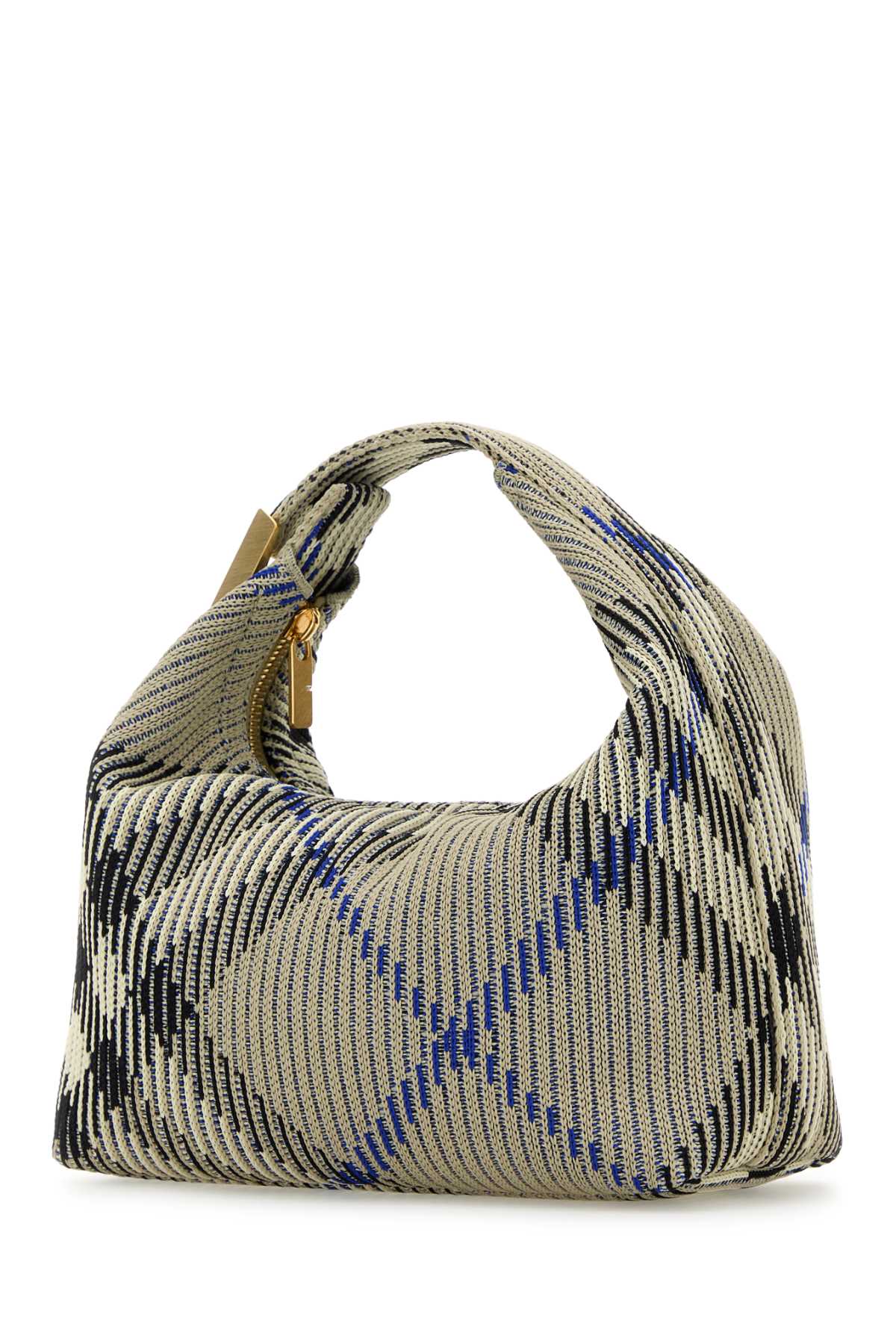 Burberry Women Embroidered Nylon Mini Peg Handbag