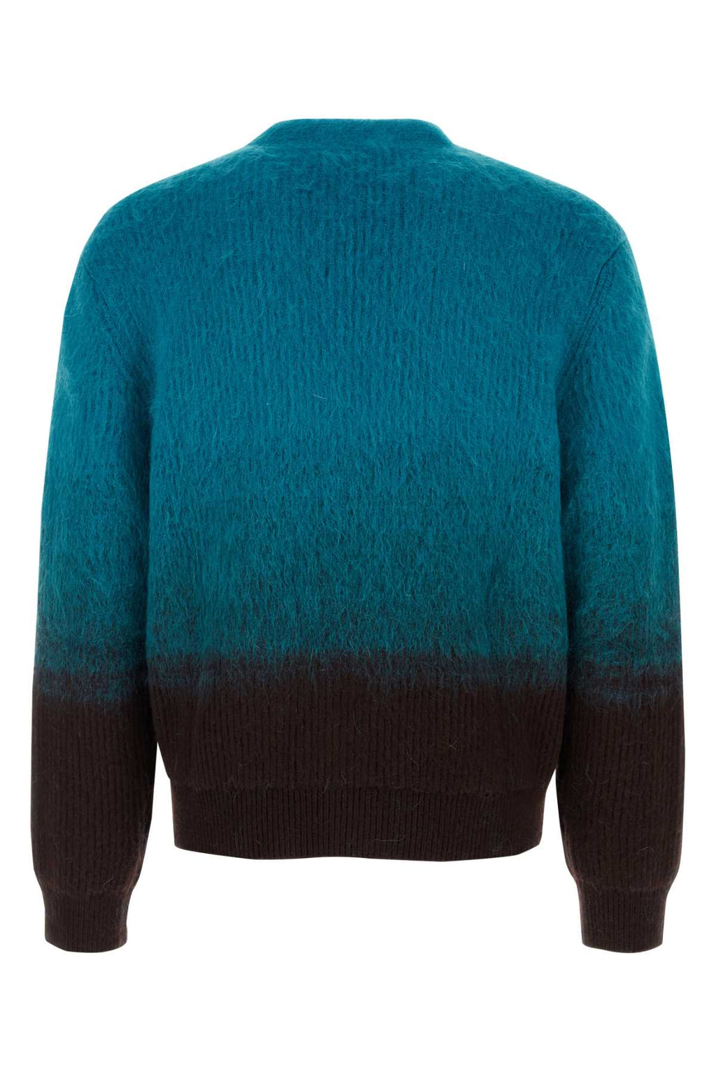 Burberry Men Two-Tone Wool Blend Cardigan