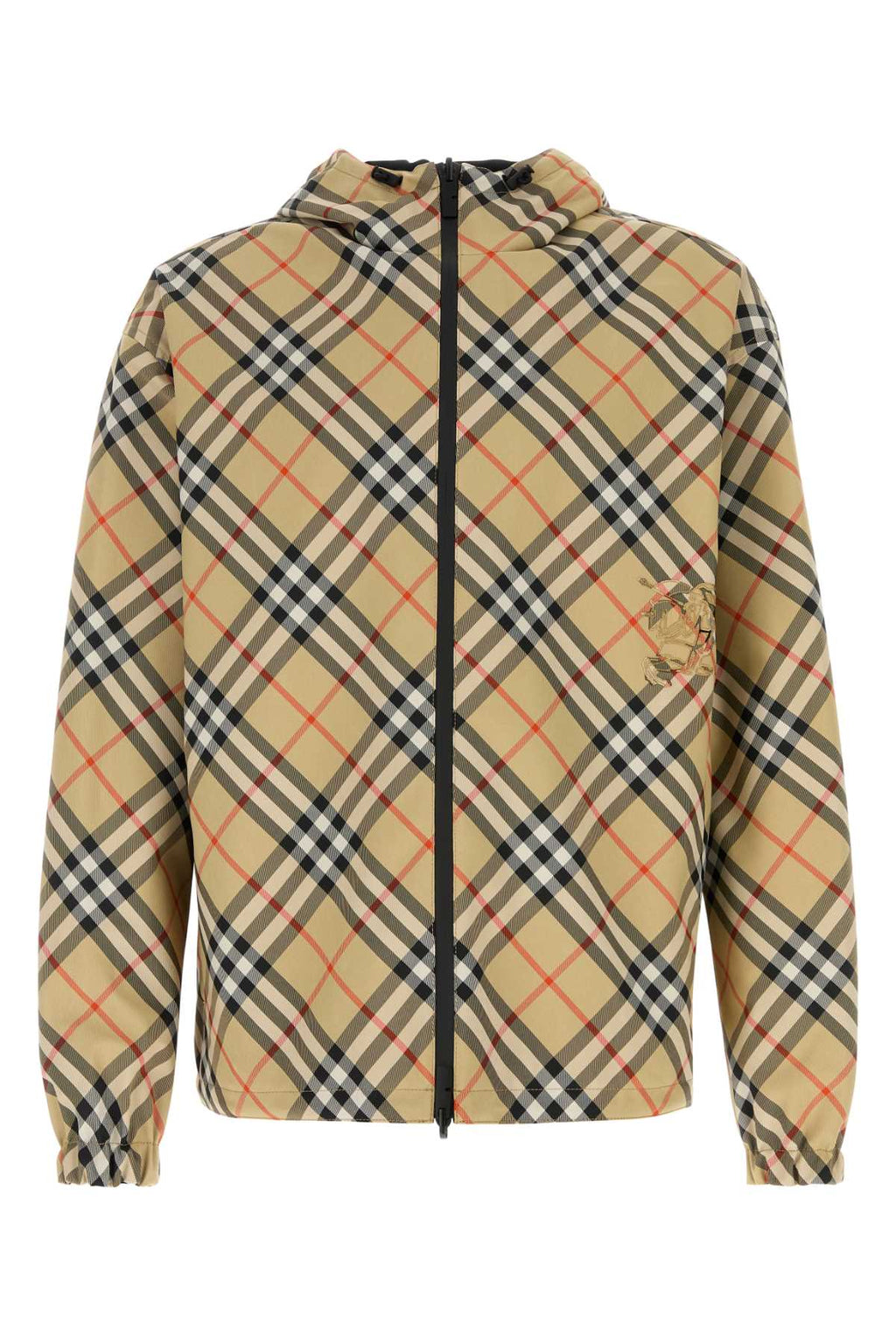 Burberry Men Embroidered Polyester Reversible Jacket