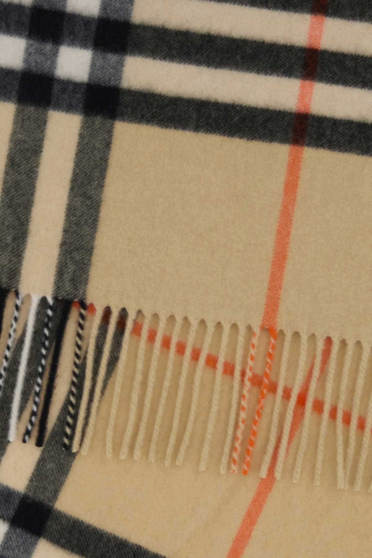 Burberry Unisex Embroidered Cashmere Scarf