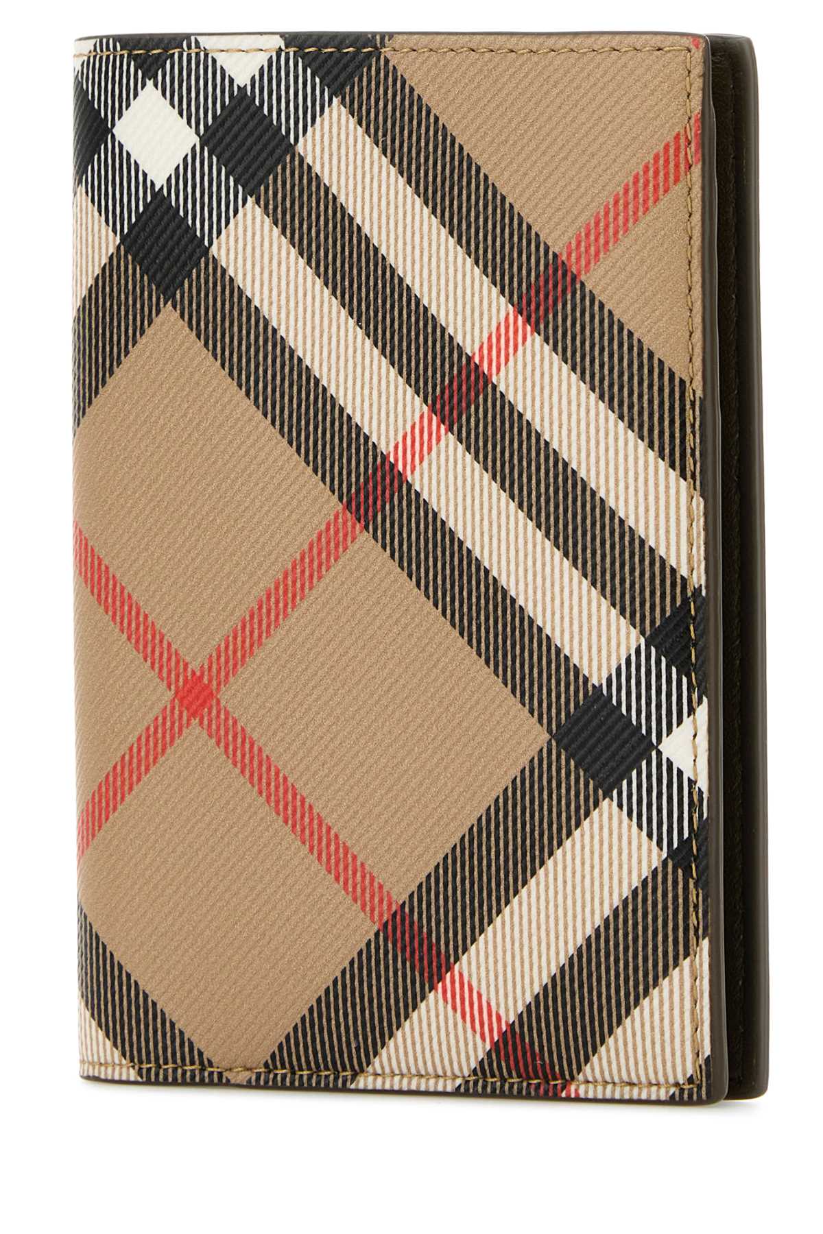 Burberry Men Printed E-Canvas Passport Holder